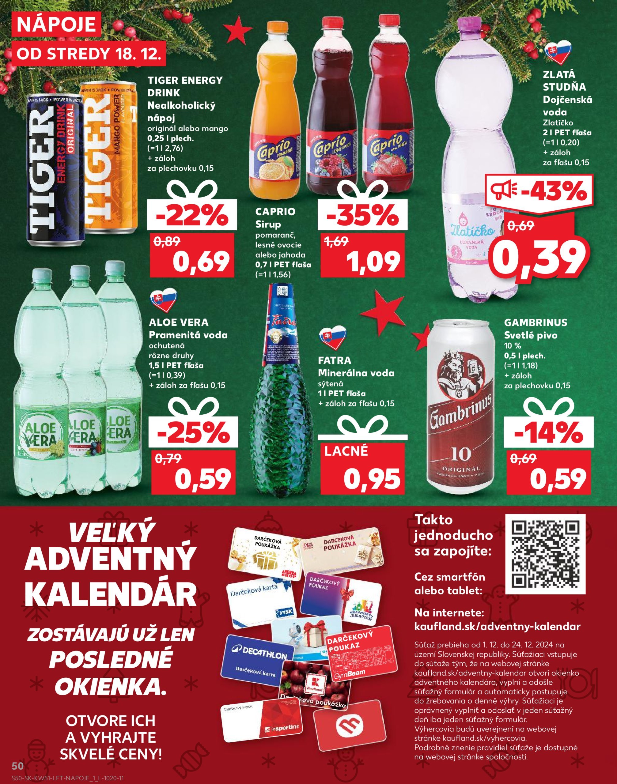 kaufland - Kaufland leták platný od 18.12. - 24.12. - page: 50