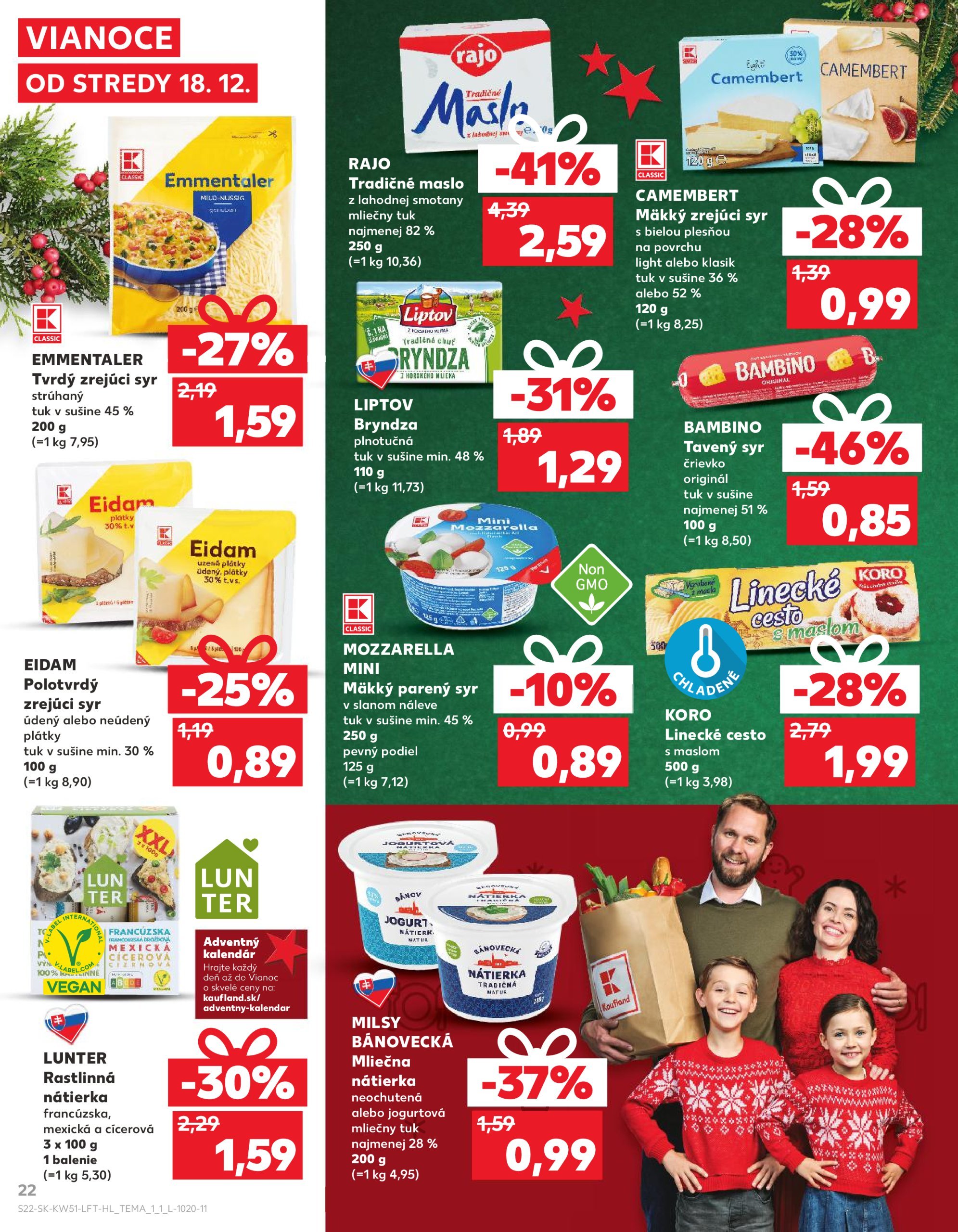 kaufland - Kaufland leták platný od 18.12. - 24.12. - page: 22