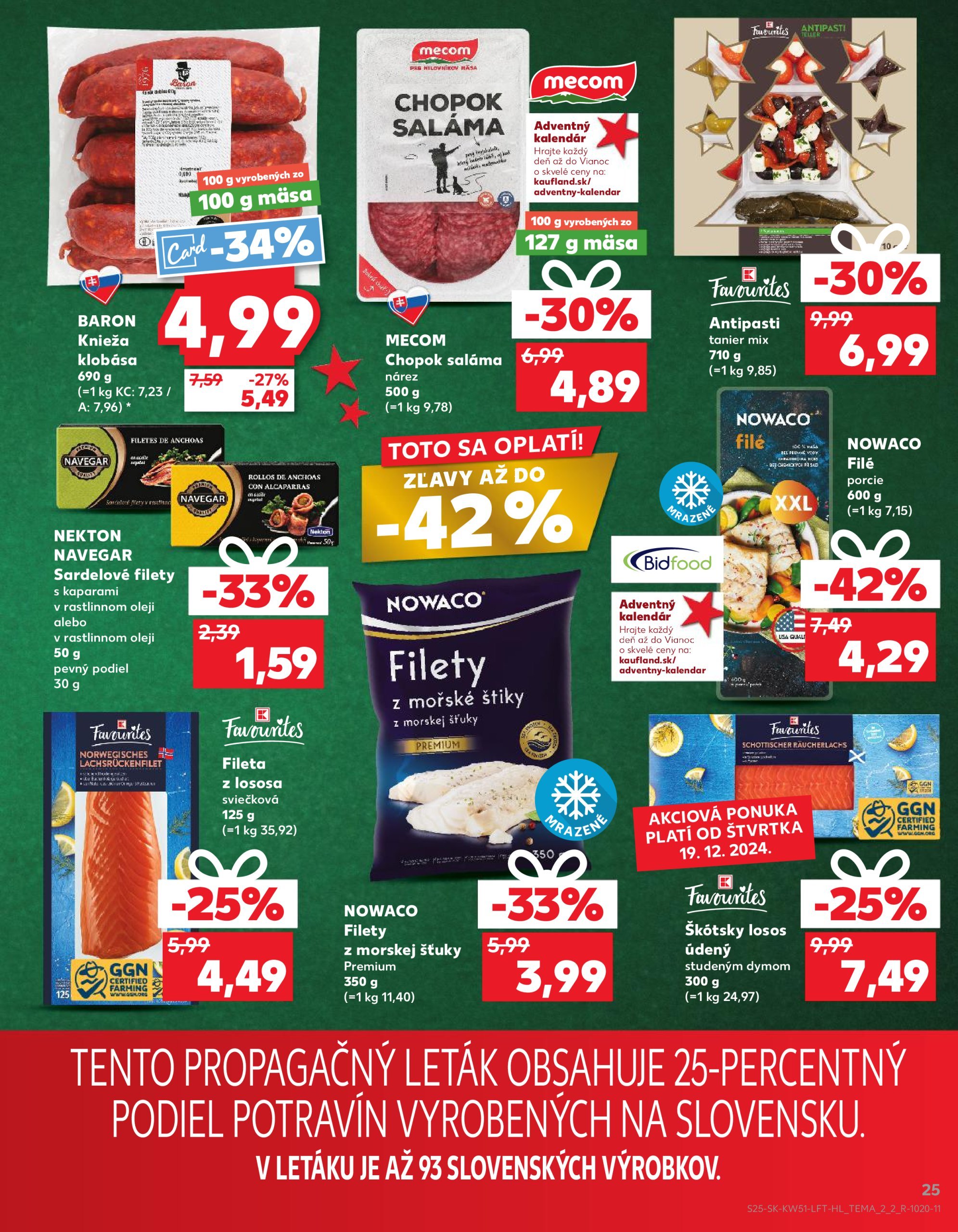 kaufland - Kaufland leták platný od 18.12. - 24.12. - page: 25