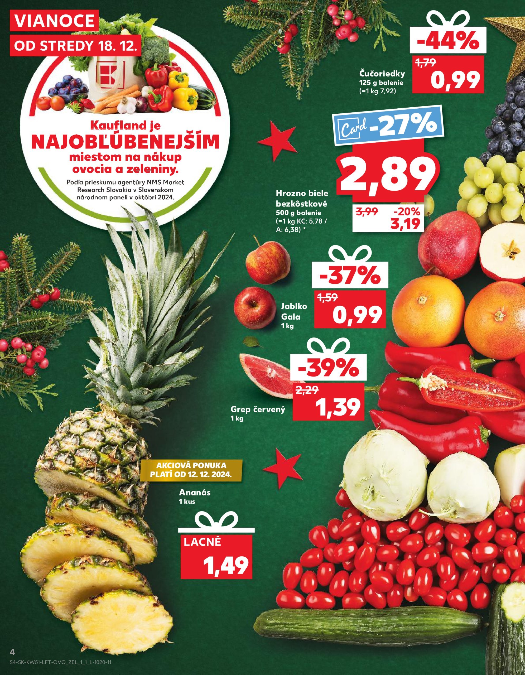 kaufland - Kaufland leták platný od 18.12. - 24.12. - page: 4