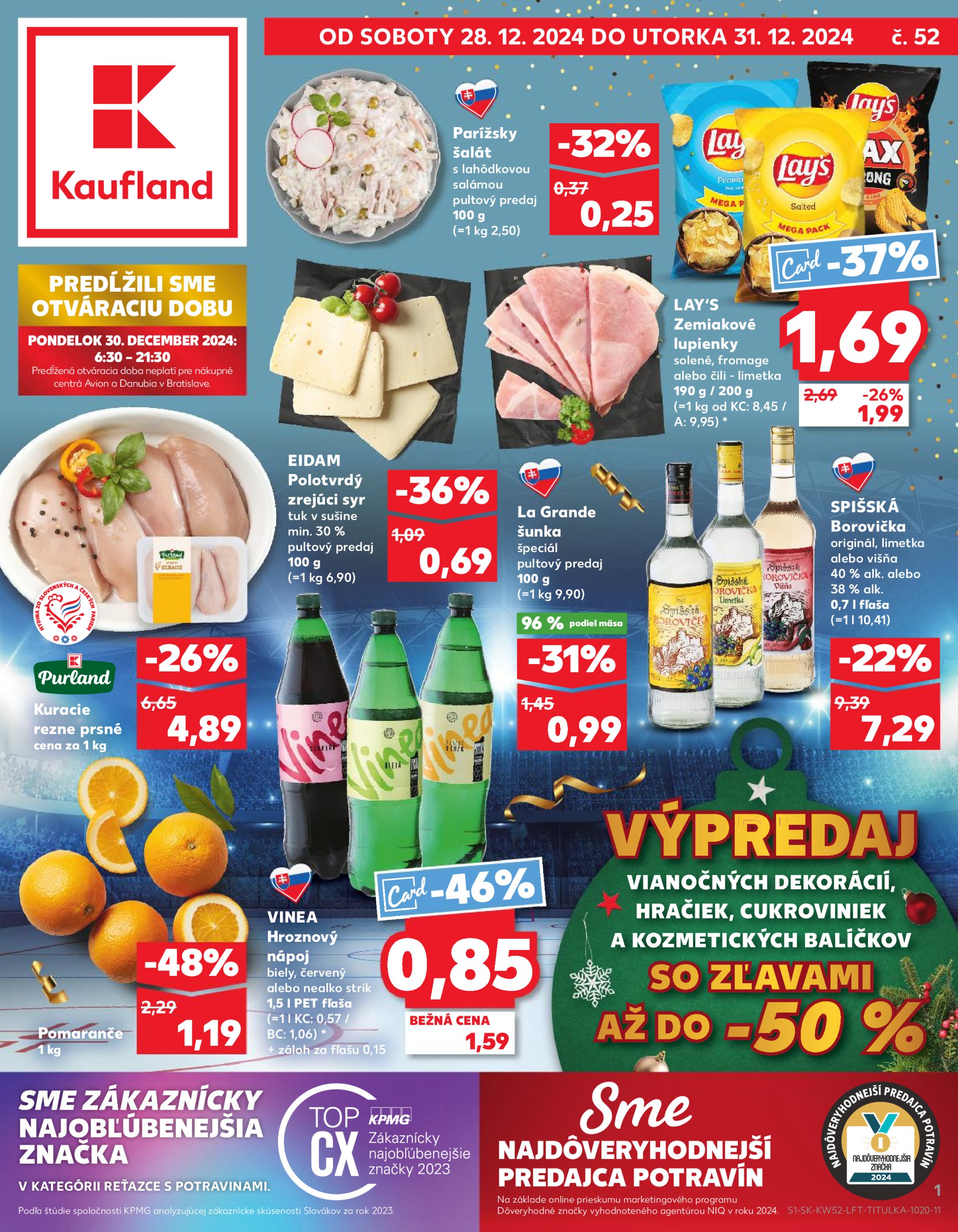 kaufland - Kaufland leták platný od 28.12. - 31.12.