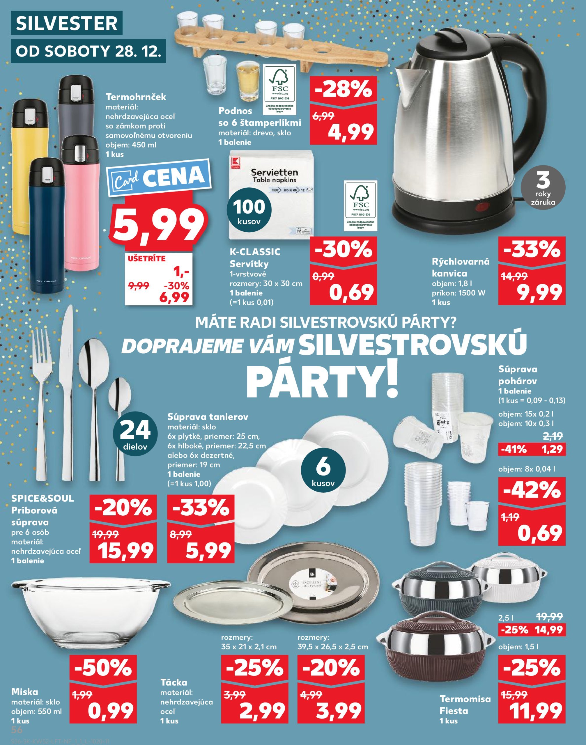 kaufland - Kaufland leták platný od 28.12. - 31.12. - page: 56