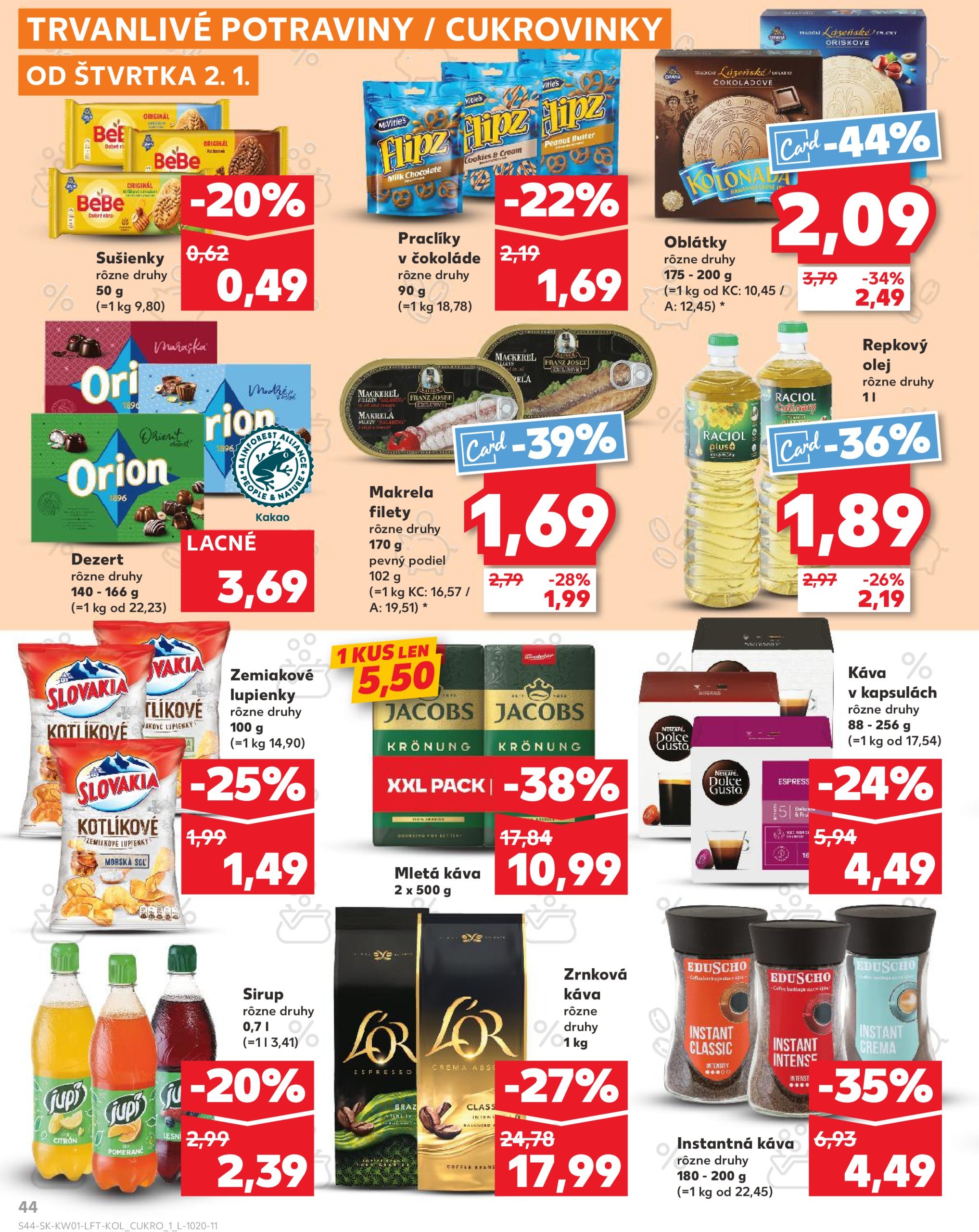 kaufland - Kaufland leták platný od 02.01. - 08.01. - page: 44