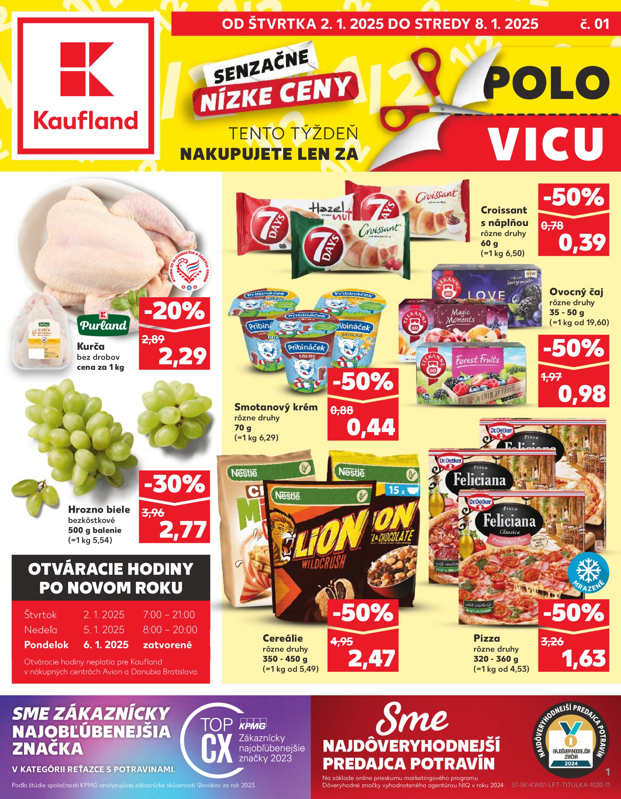 kaufland - Kaufland leták platný od 02.01. - 08.01.