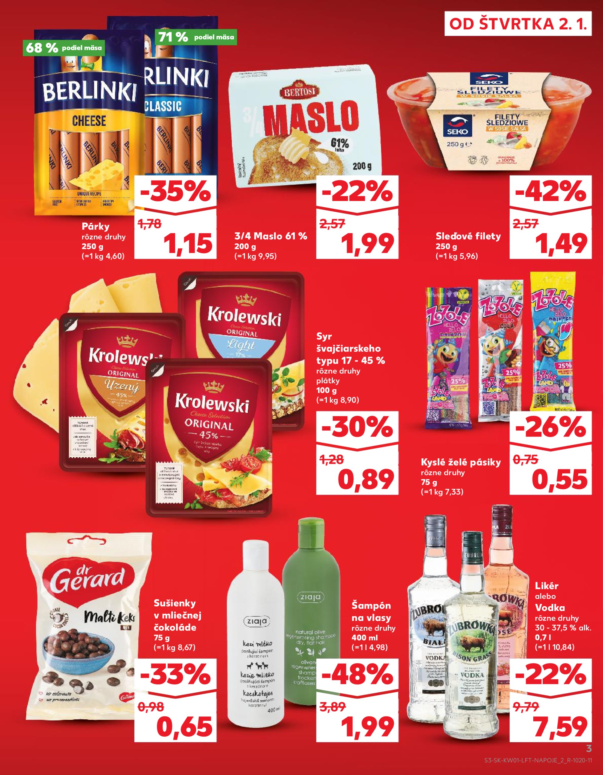 kaufland - Kaufland leták platný od 02.01. - 08.01. - page: 3