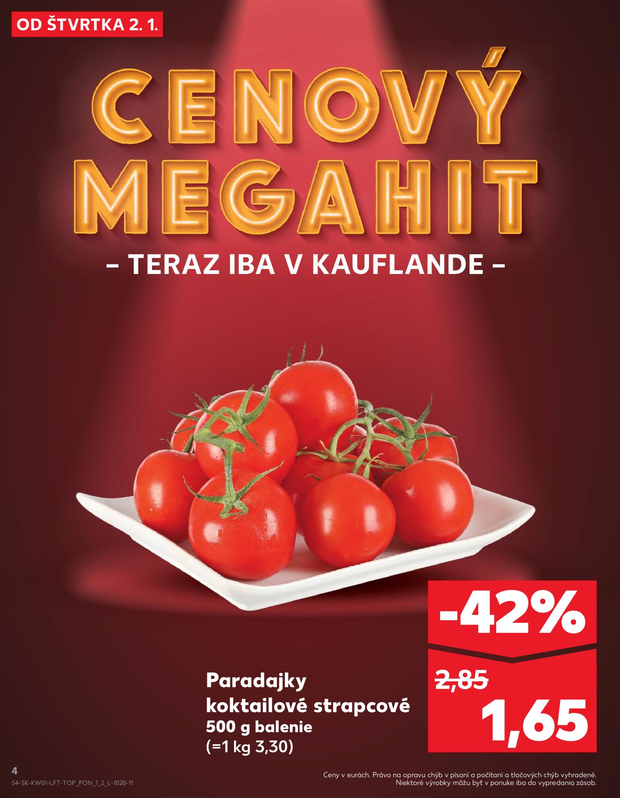 kaufland - Kaufland leták platný od 02.01. - 08.01. - page: 4