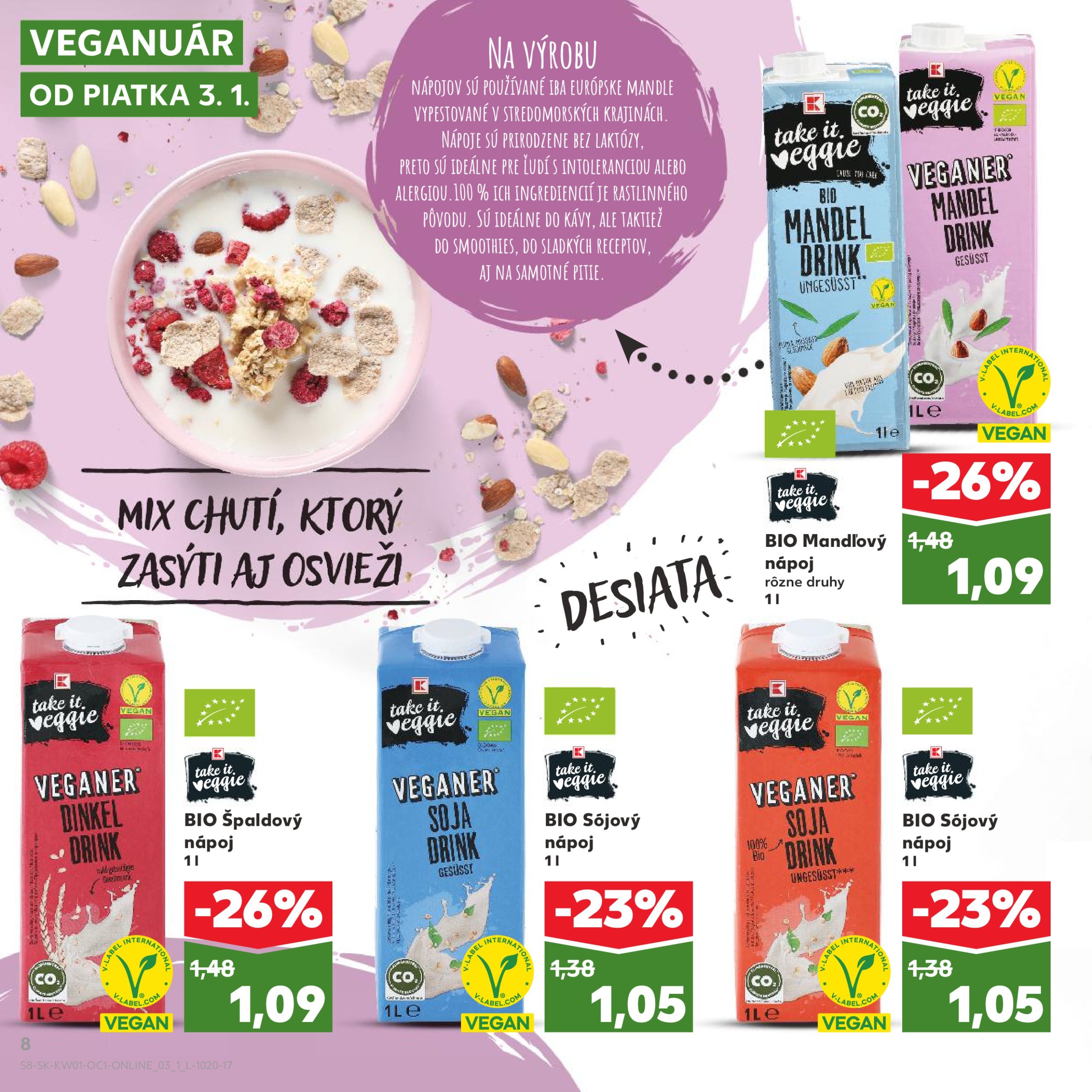 kaufland - Kaufland - Veganuár leták platný od 03.01. - 31.01. - page: 8