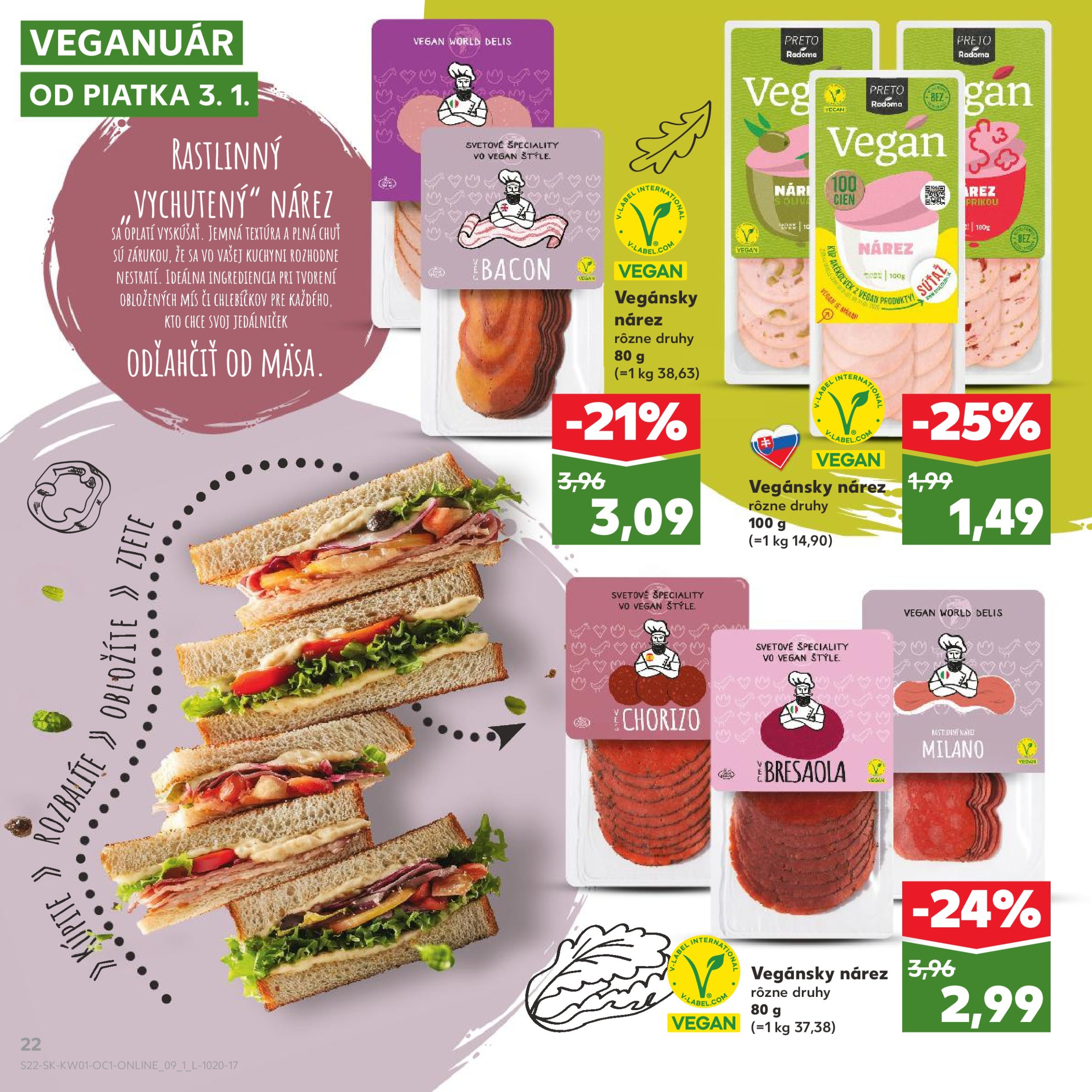 kaufland - Kaufland - Veganuár leták platný od 03.01. - 31.01. - page: 22