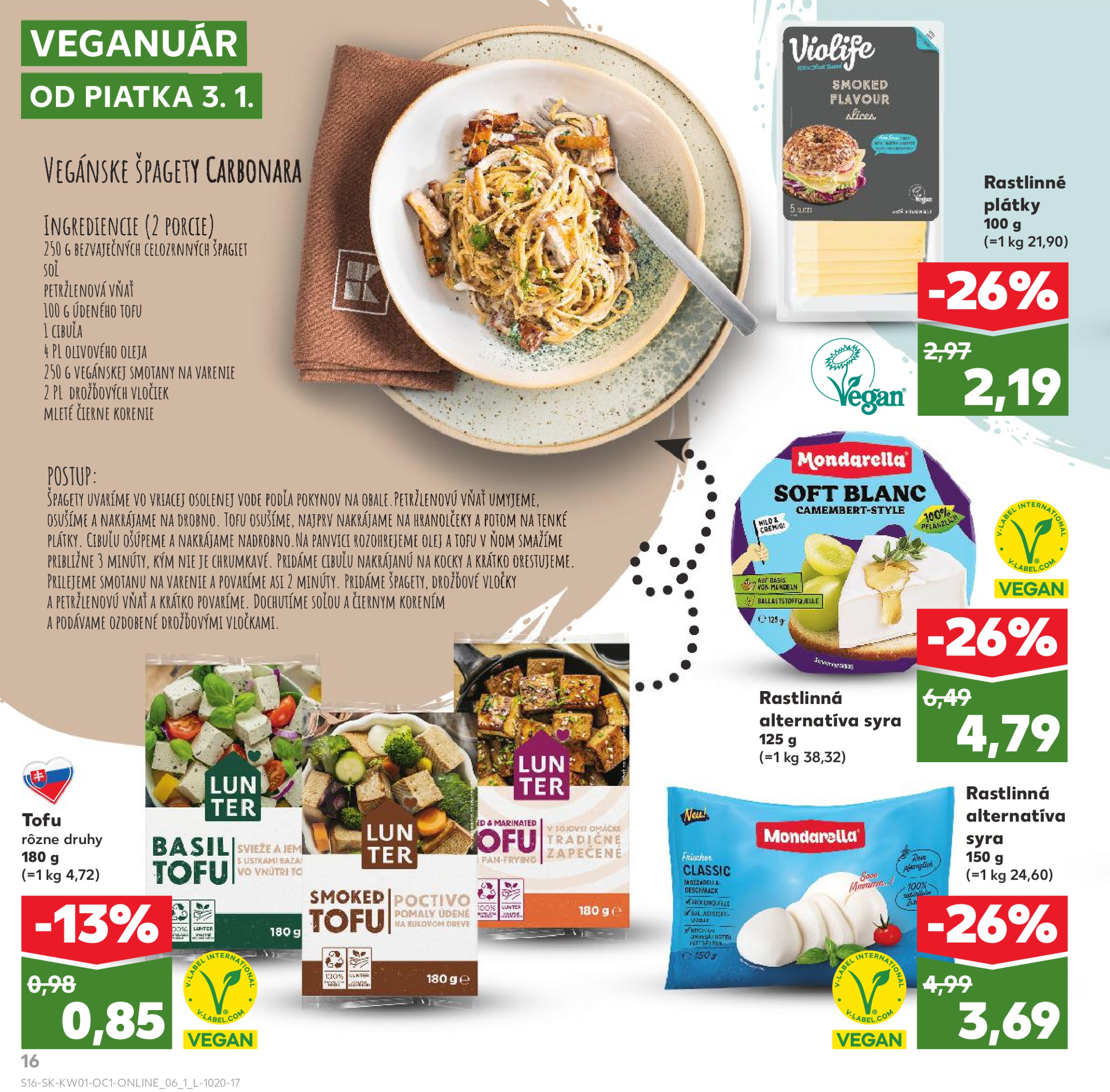 kaufland - Kaufland - Veganuár leták platný od 03.01. - 31.01. - page: 16