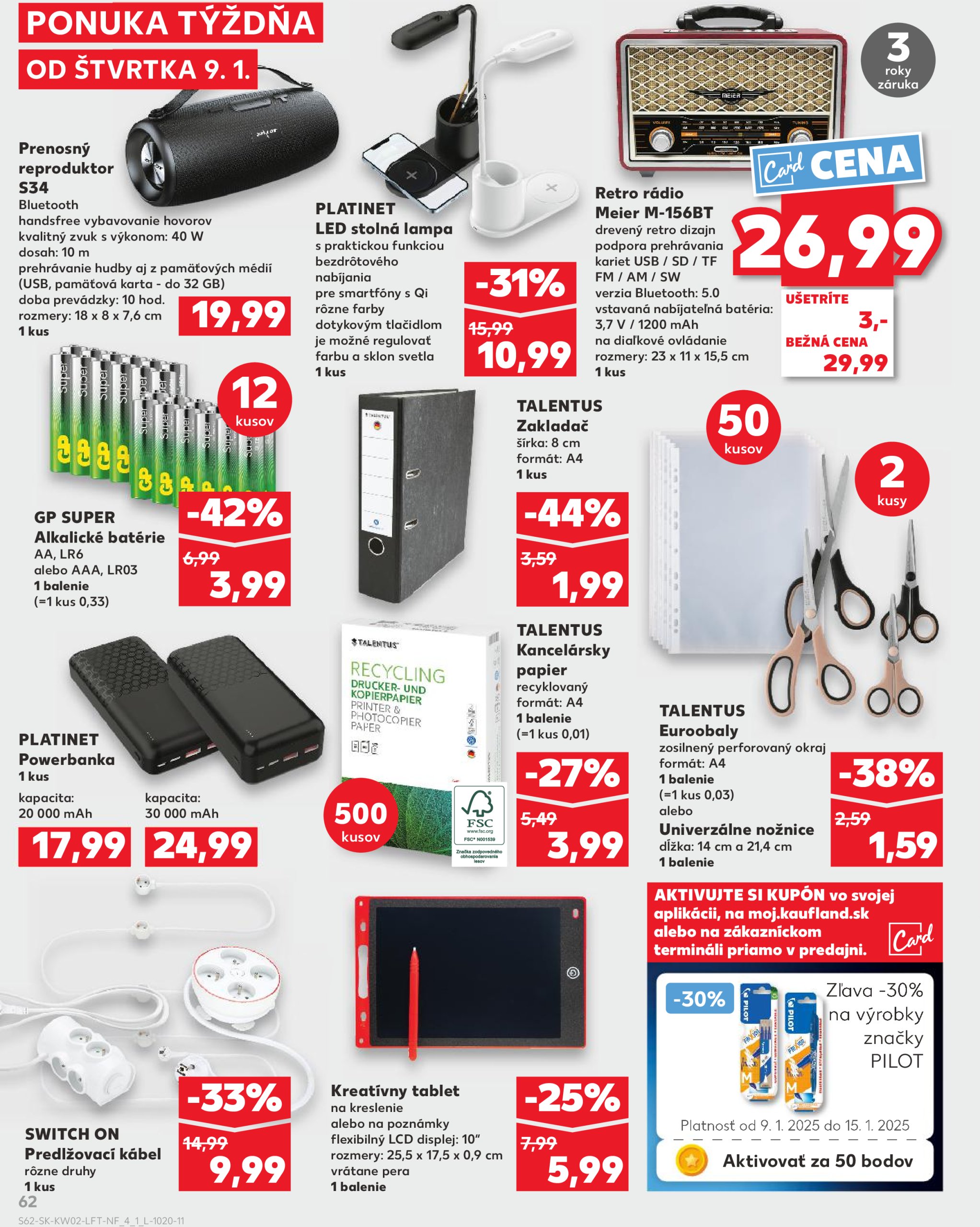 kaufland - Kaufland leták platný od 09.01. - 15.01. - page: 62