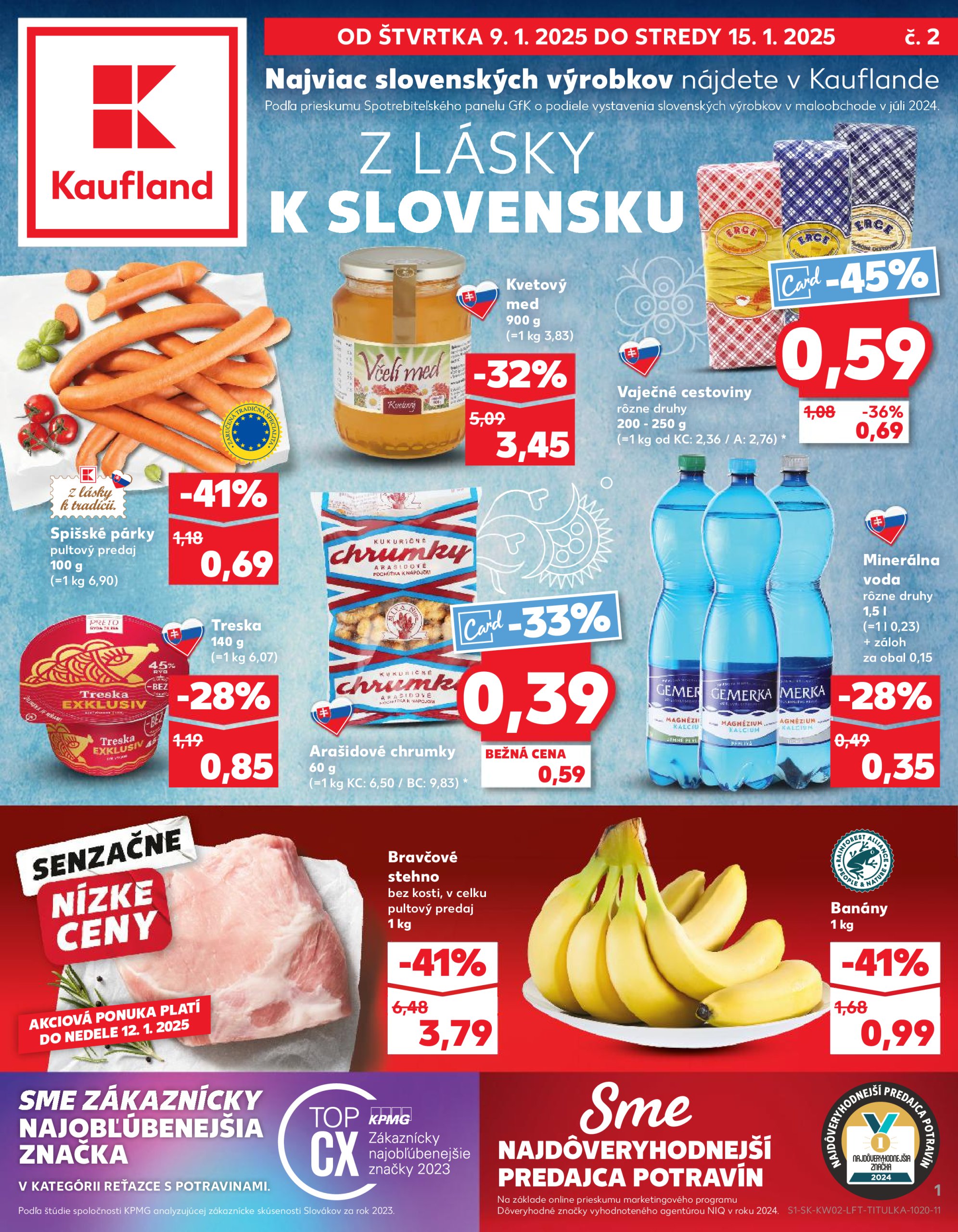 kaufland - Kaufland leták platný od 09.01. - 15.01.