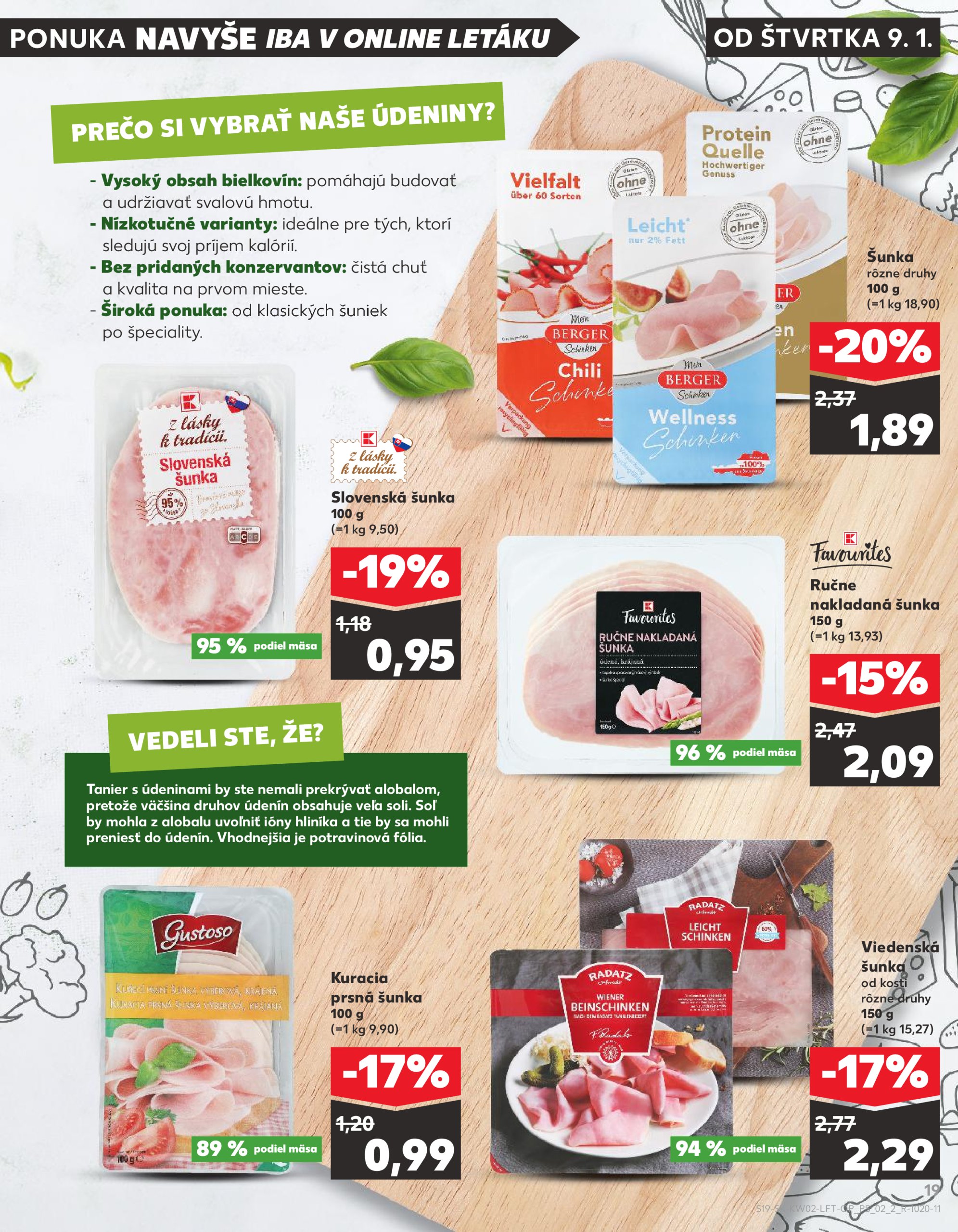 kaufland - Kaufland leták platný od 09.01. - 15.01. - page: 19