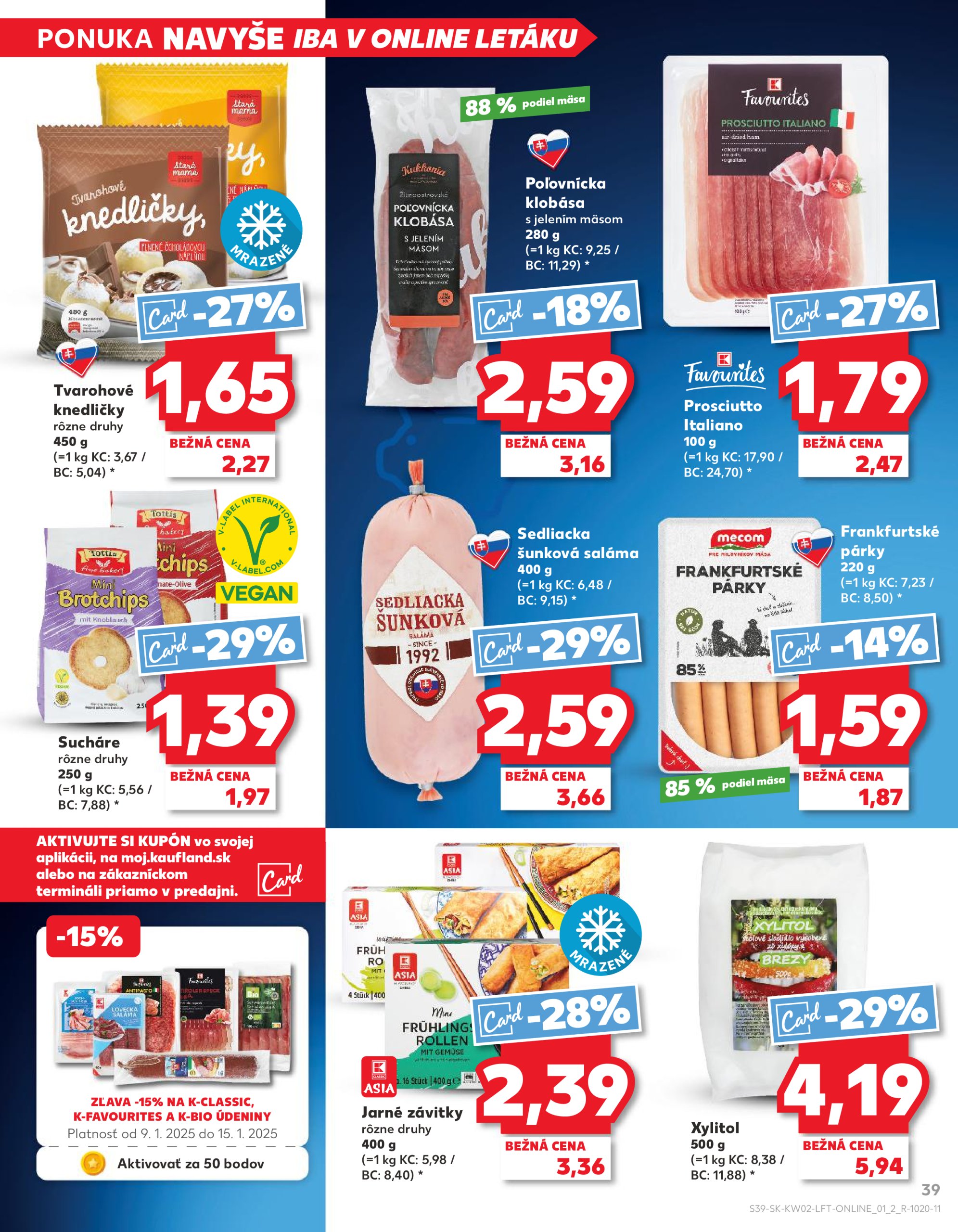 kaufland - Kaufland leták platný od 09.01. - 15.01. - page: 39