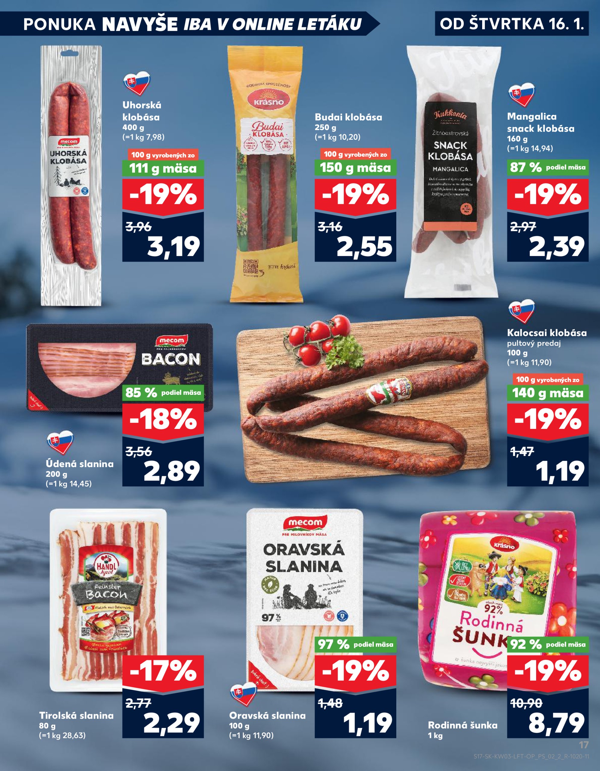 kaufland - Kaufland leták platný od 16.01. - 22.01. - page: 17