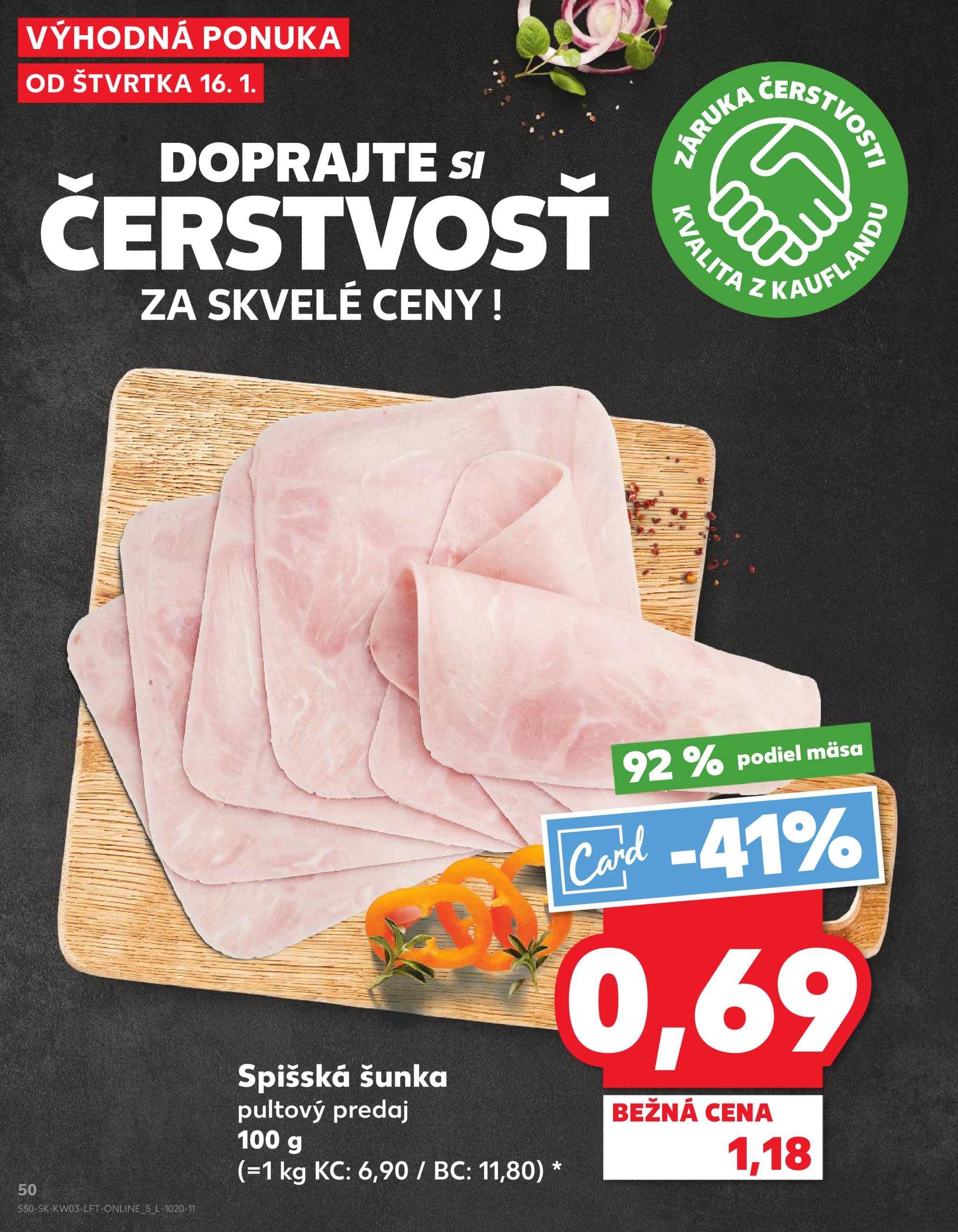 kaufland - Kaufland leták platný od 16.01. - 22.01. - page: 50