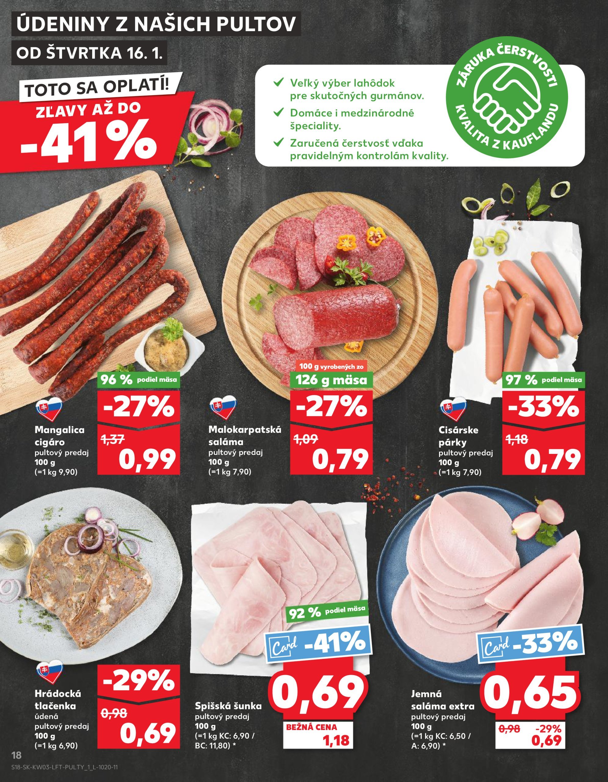 kaufland - Kaufland leták platný od 16.01. - 22.01. - page: 18