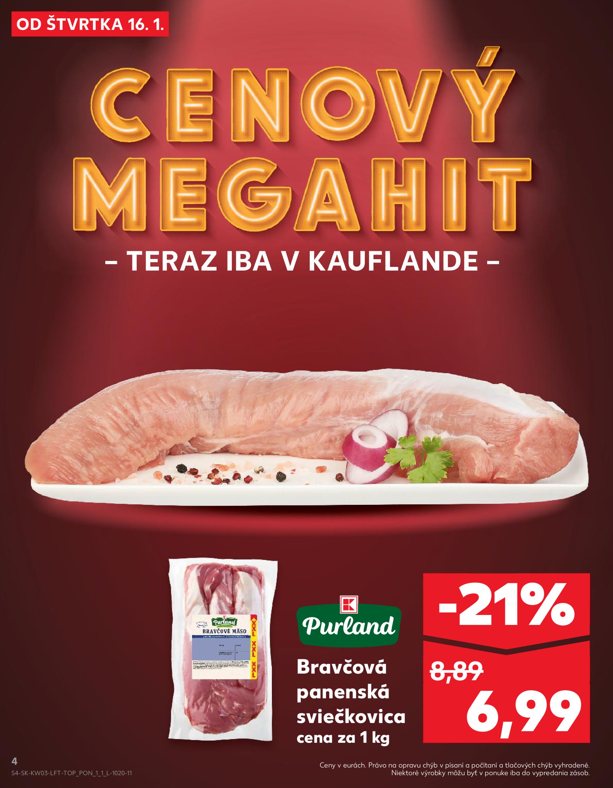 kaufland - Kaufland leták platný od 16.01. - 22.01. - page: 4