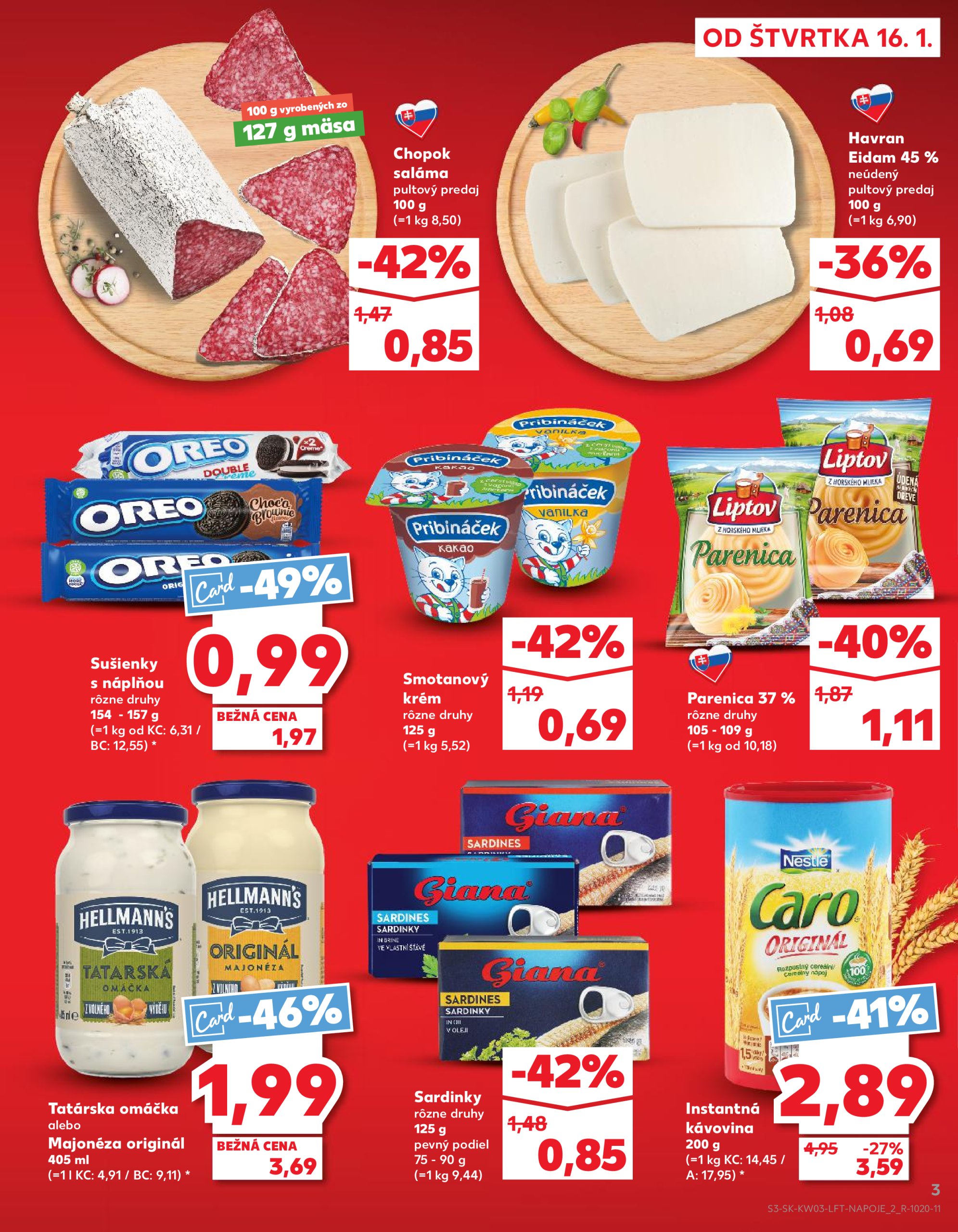 kaufland - Kaufland leták platný od 16.01. - 22.01. - page: 3