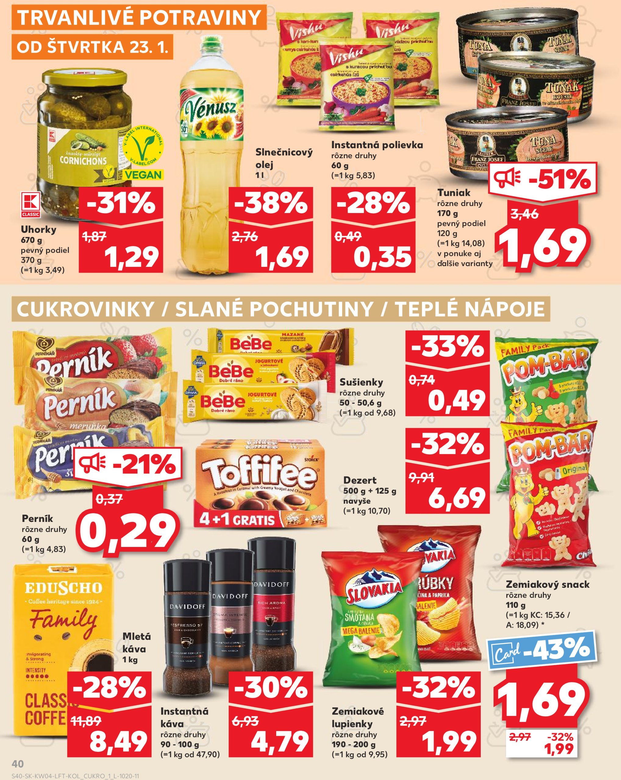 kaufland - Kaufland leták platný od 23.01. - 29.01. - page: 40