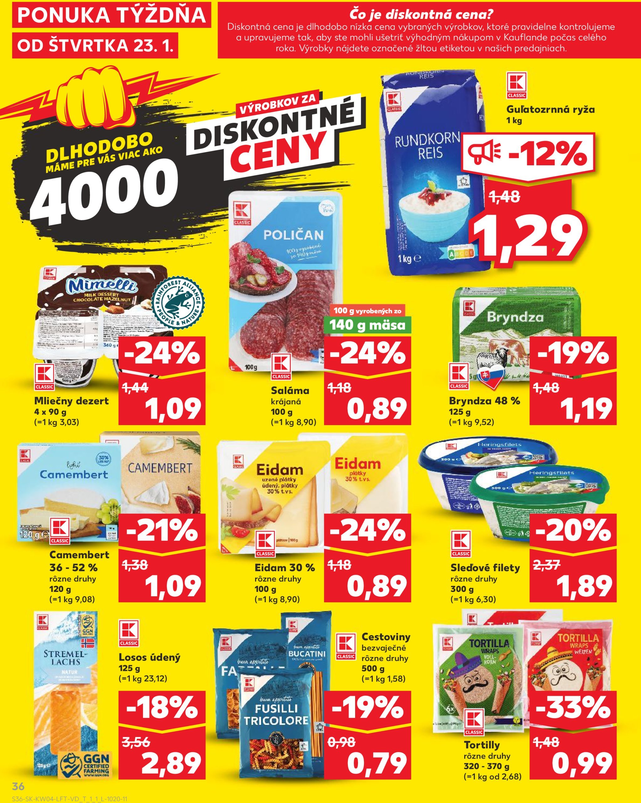 kaufland - Kaufland leták platný od 23.01. - 29.01. - page: 36