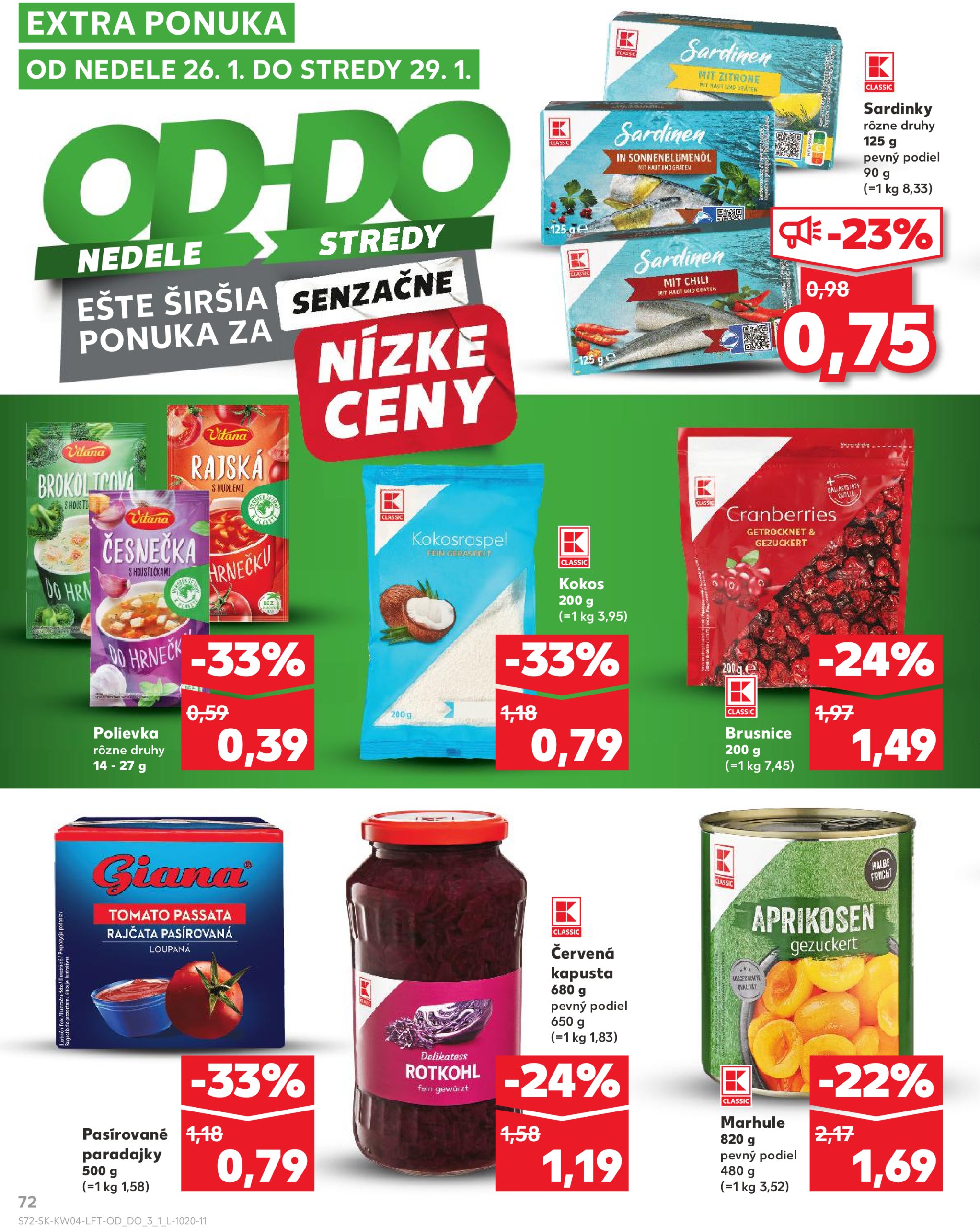 kaufland - Kaufland leták platný od 23.01. - 29.01. - page: 72