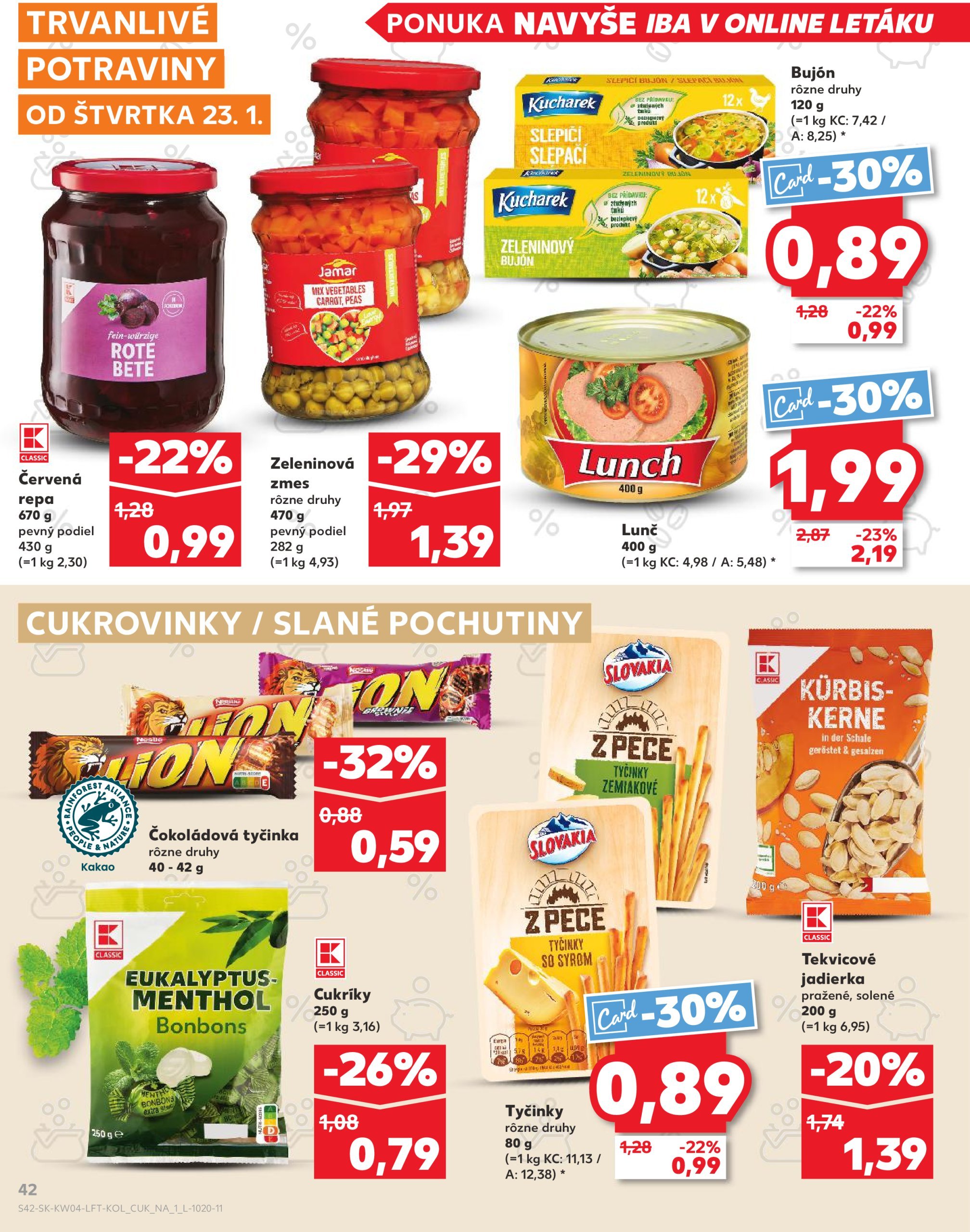 kaufland - Kaufland leták platný od 23.01. - 29.01. - page: 42