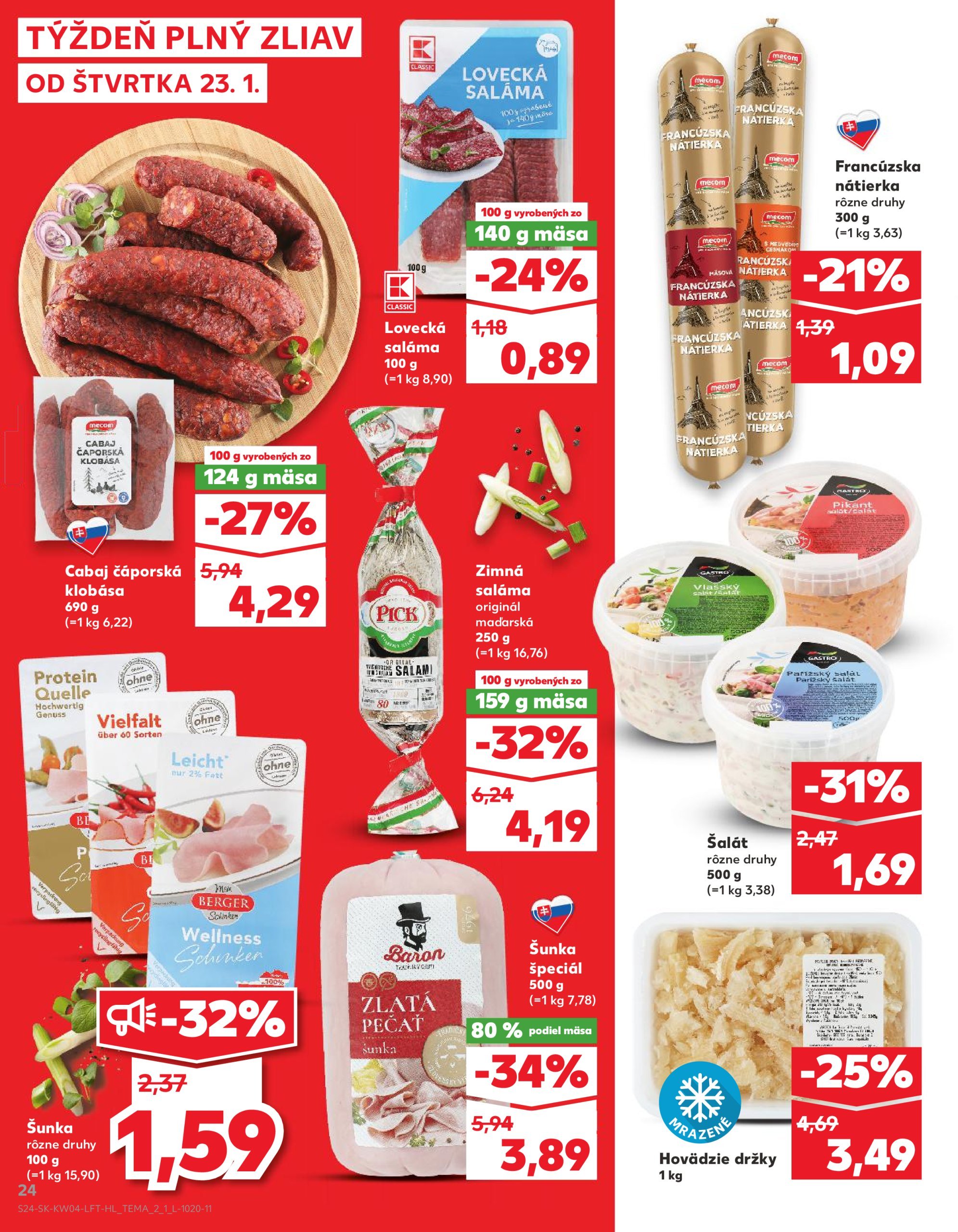 kaufland - Kaufland leták platný od 23.01. - 29.01. - page: 24