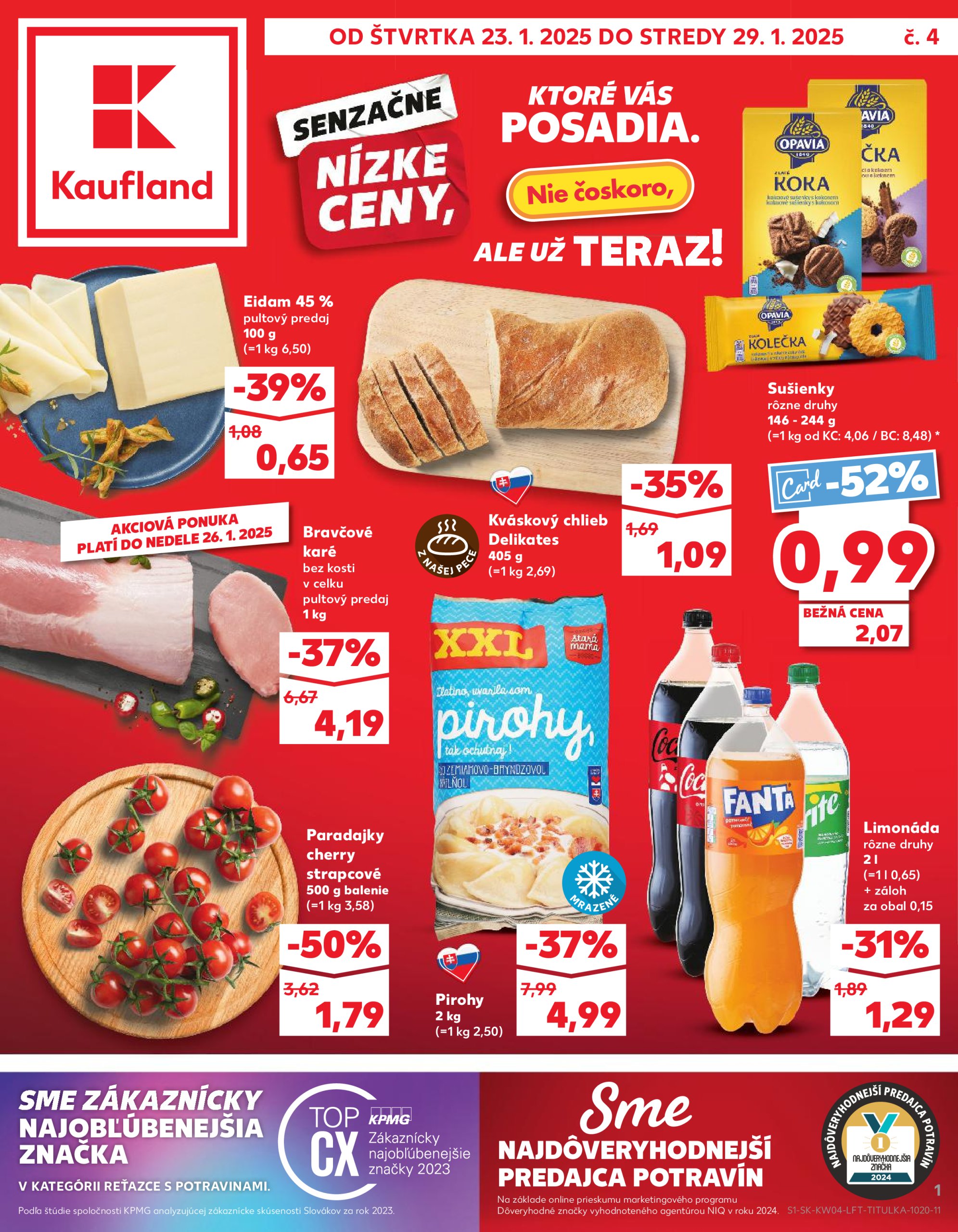 kaufland - Kaufland leták platný od 23.01. - 29.01. - page: 1