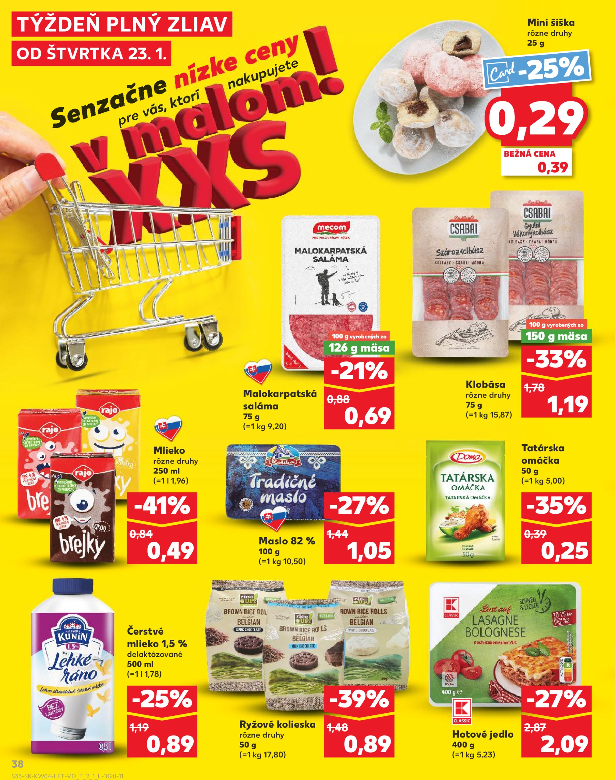 kaufland - Kaufland leták platný od 23.01. - 29.01. - page: 38