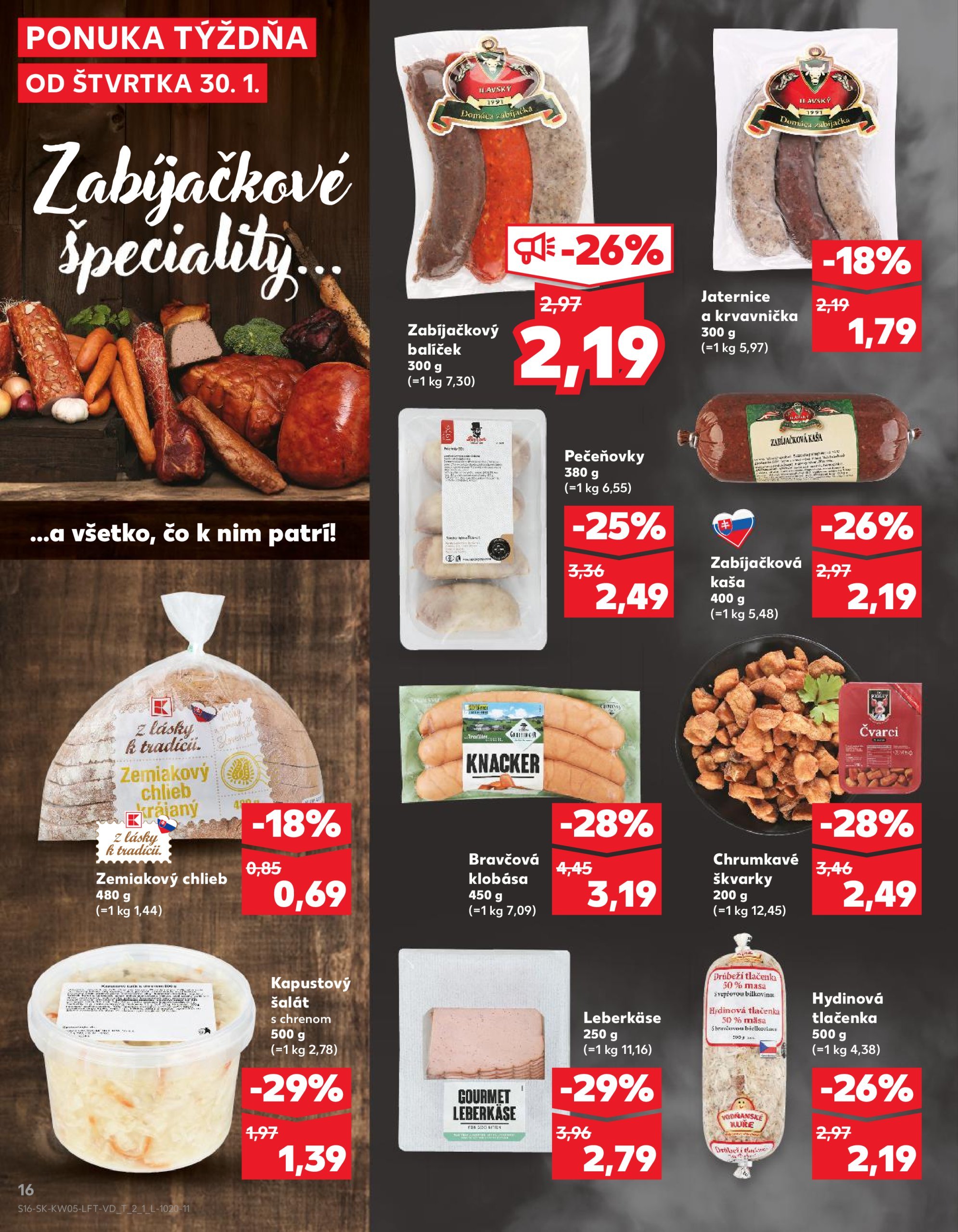 kaufland - Kaufland leták platný od 30.01. - 05.02. - page: 16