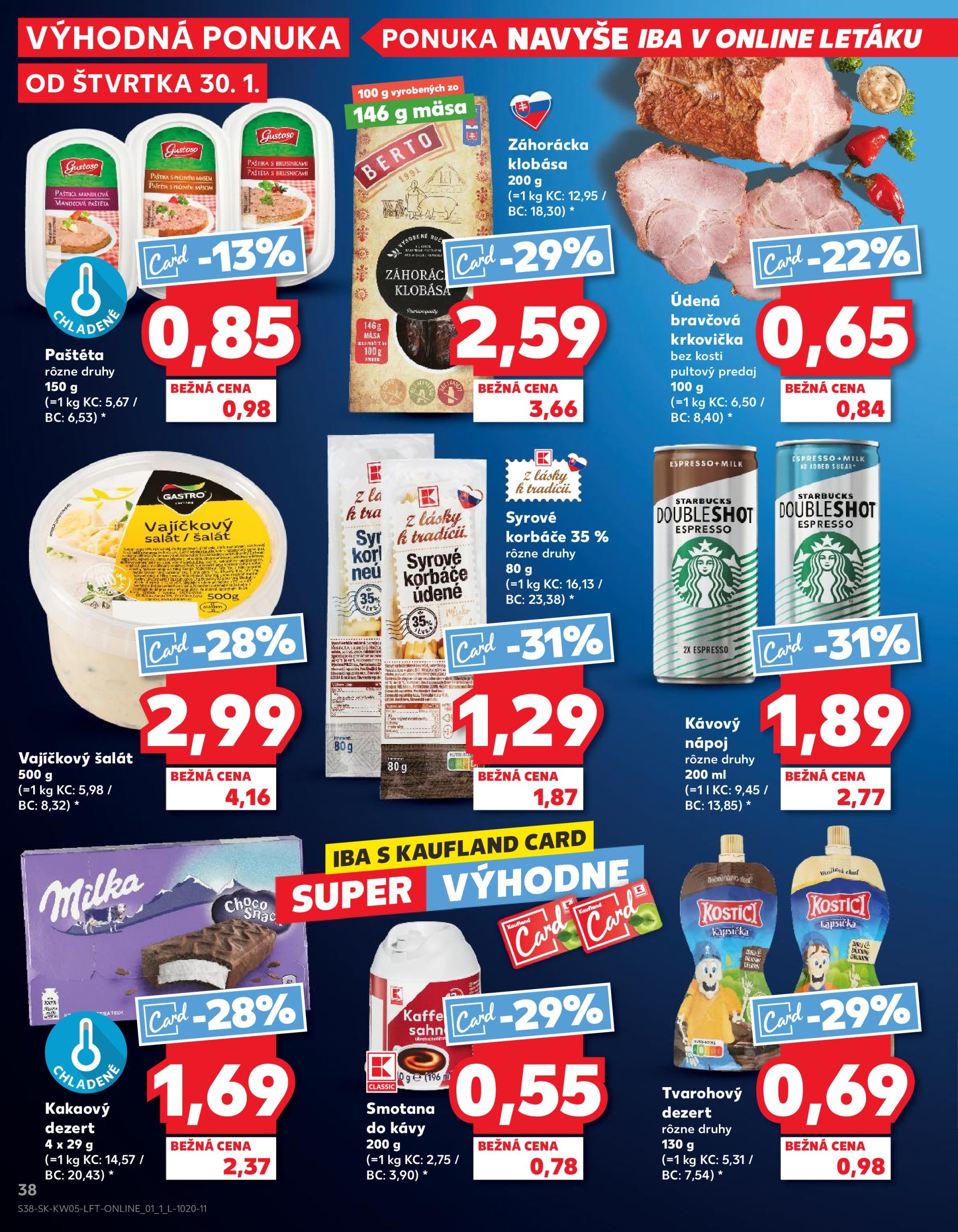 kaufland - Kaufland leták platný od 30.01. - 05.02. - page: 38