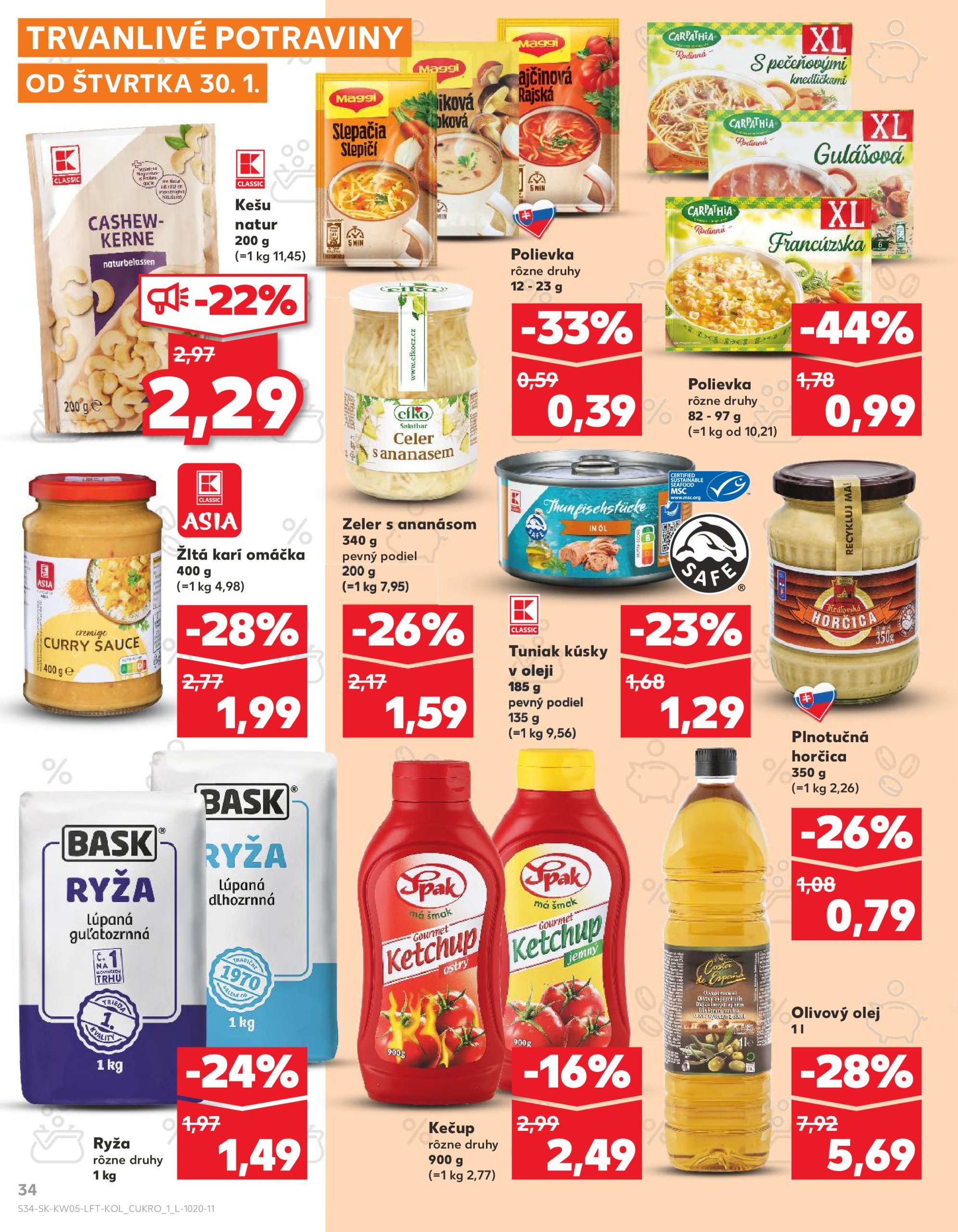 kaufland - Kaufland leták platný od 30.01. - 05.02. - page: 34