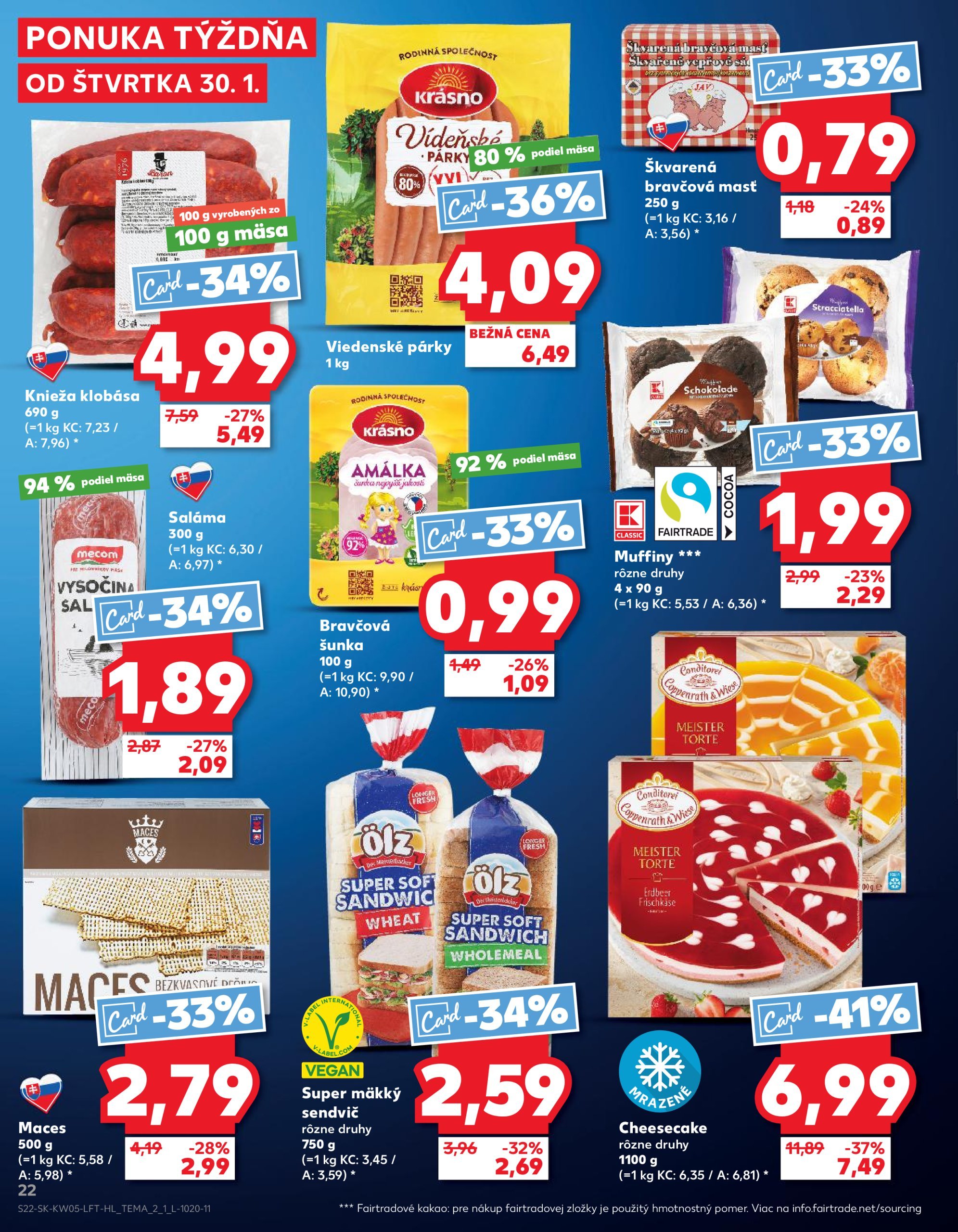 kaufland - Kaufland leták platný od 30.01. - 05.02. - page: 22