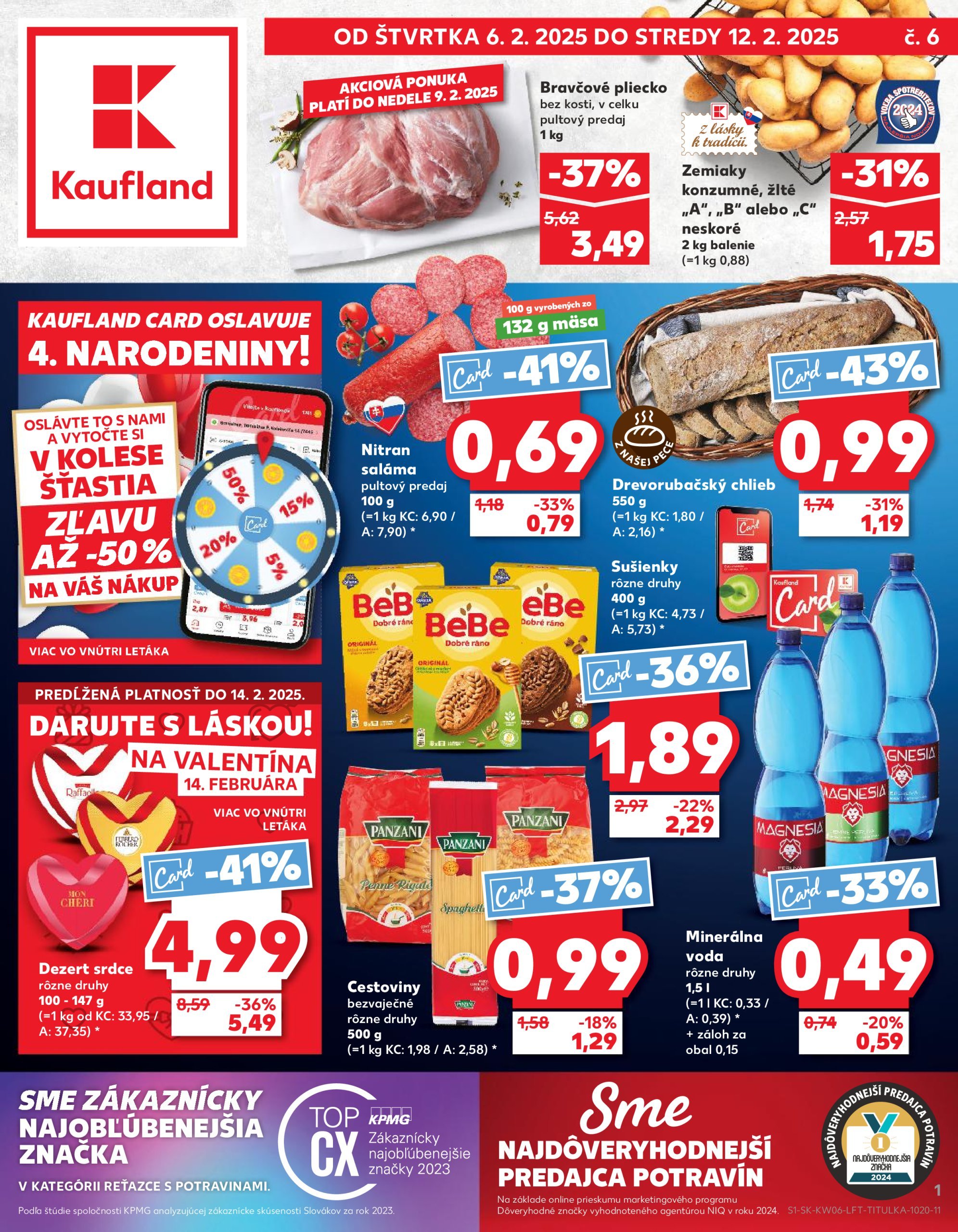 kaufland - Kaufland leták platný od 06.02. - 12.02.