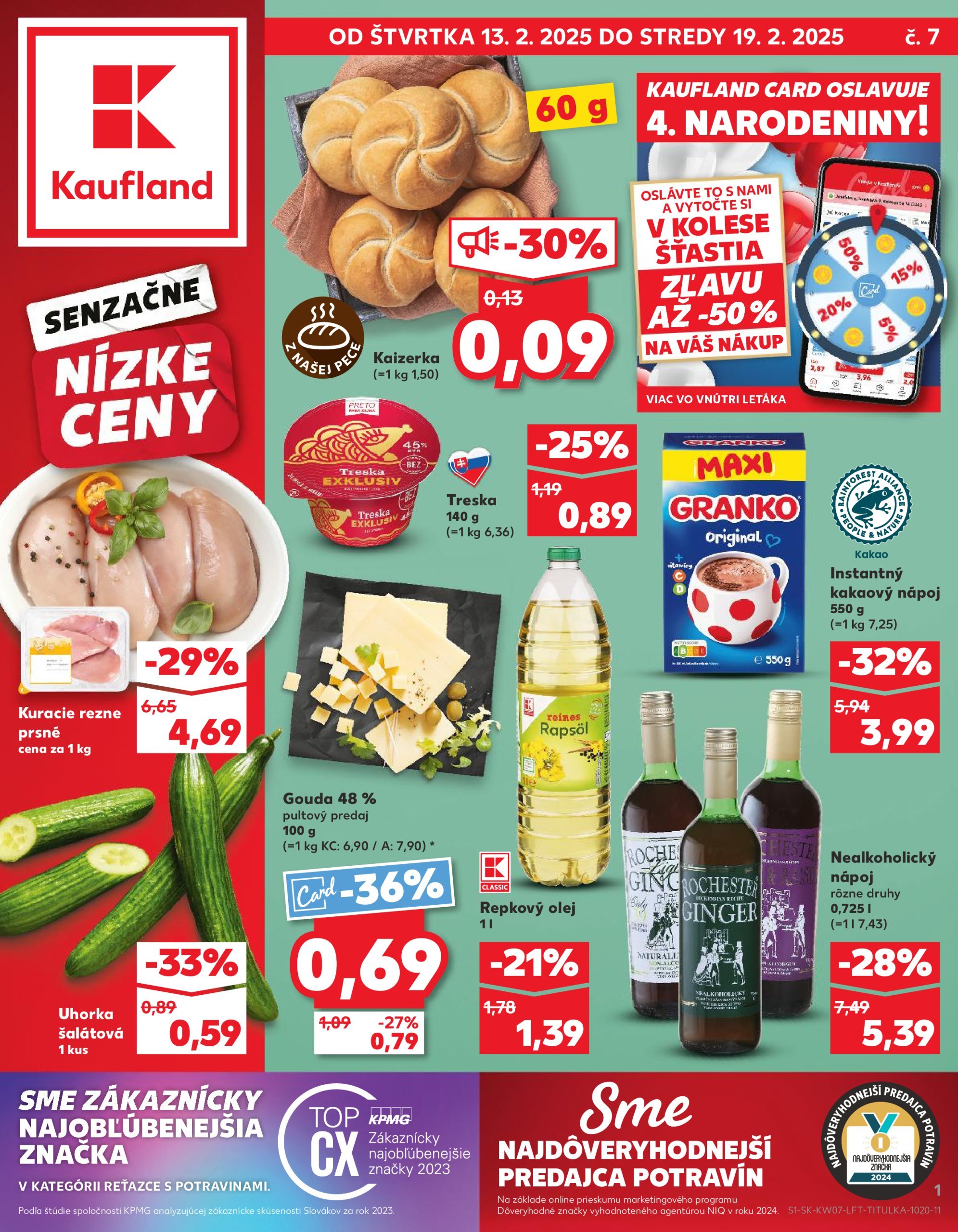 kaufland - Kaufland leták platný od 13.02. - 19.02.