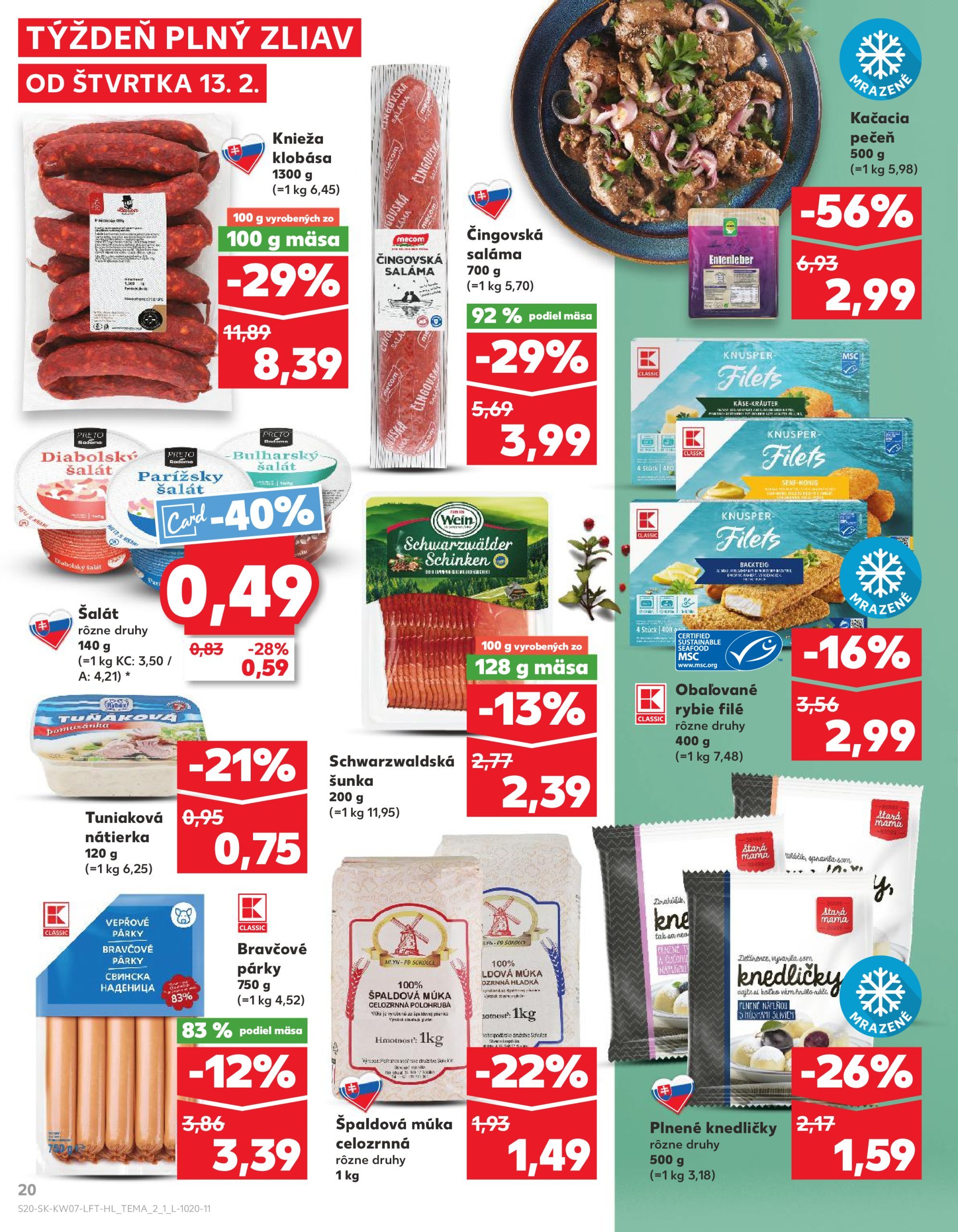 kaufland - Kaufland leták platný od 13.02. - 19.02. - page: 20