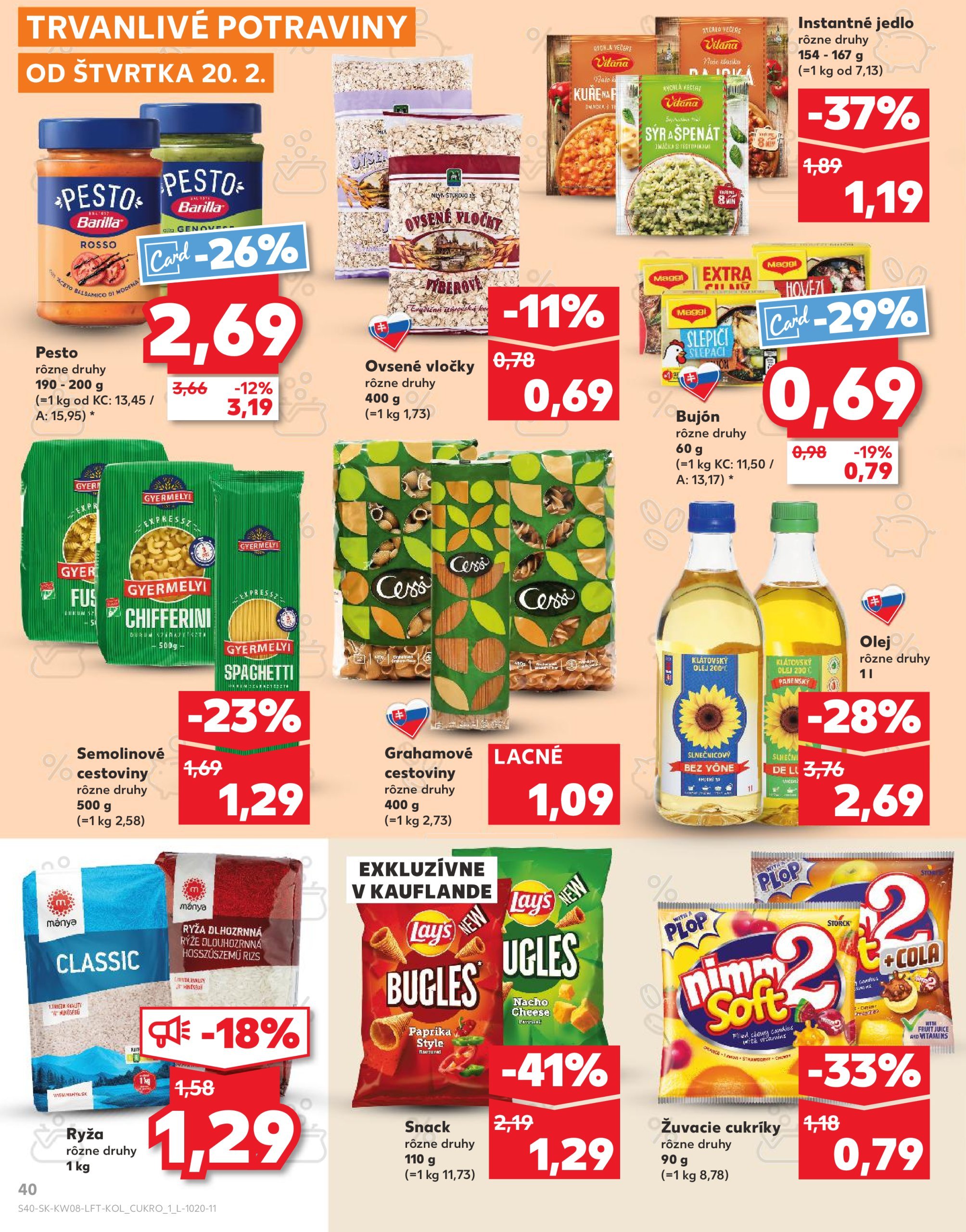 kaufland - Kaufland leták platný od 20.02. - 26.02. - page: 40