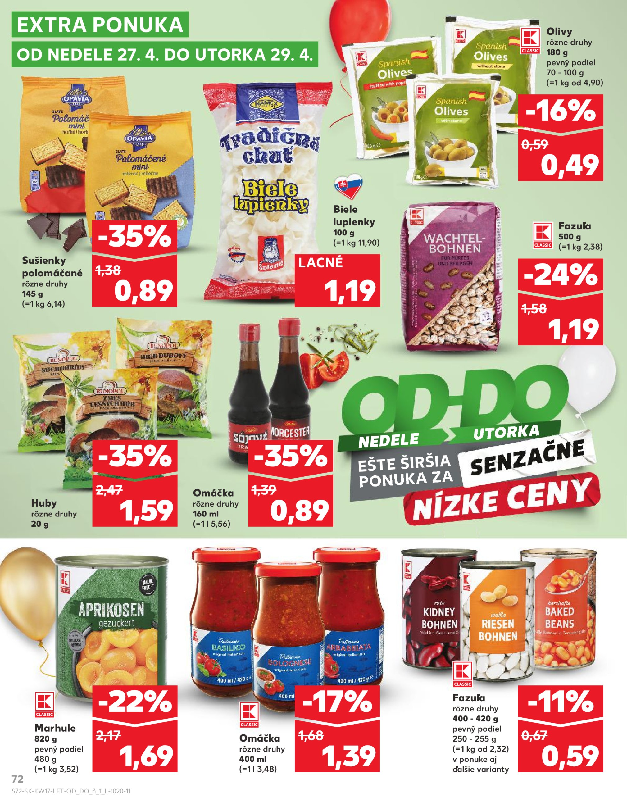 kaufland - Kaufland leták platný od 24.04. - 29.04. - page: 72 kaufland - Kaufland leták platný od 24.04. - 29.04. - page: 72