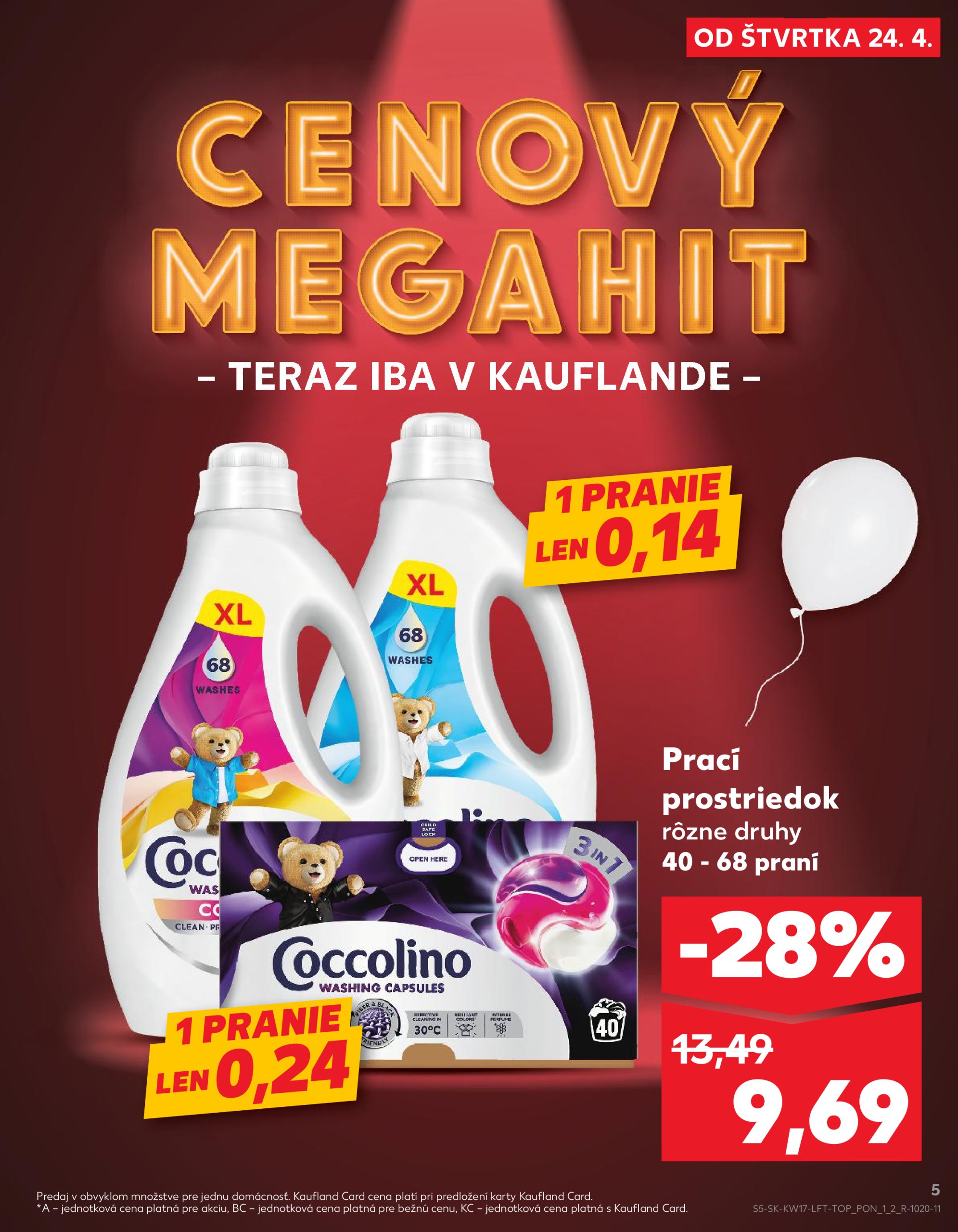 kaufland - Kaufland leták platný od 24.04. - 29.04. - page: 5 kaufland - Kaufland leták platný od 24.04. - 29.04. - page: 5