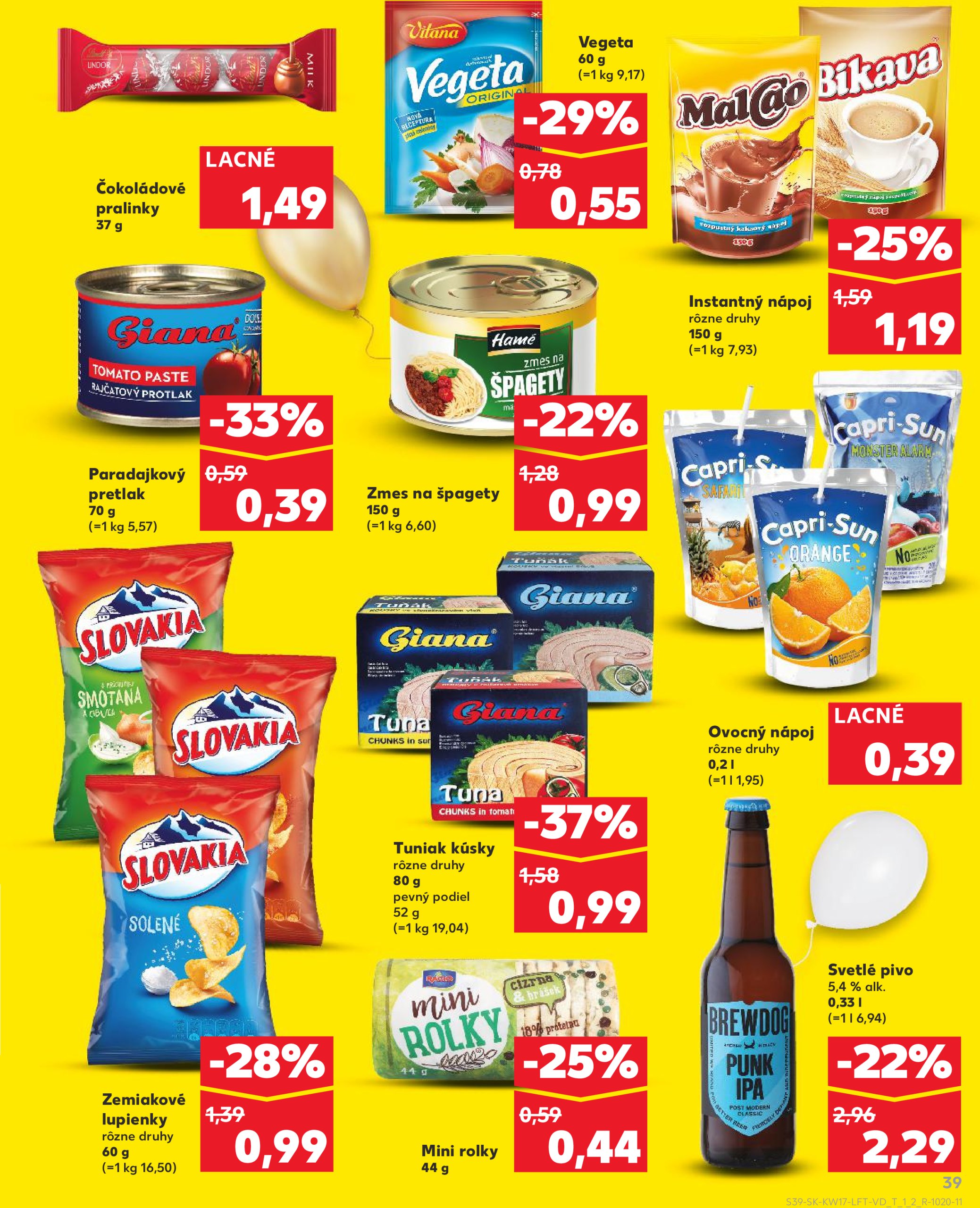 kaufland - Kaufland leták platný od 24.04. - 29.04. - page: 39 kaufland - Kaufland leták platný od 24.04. - 29.04. - page: 39