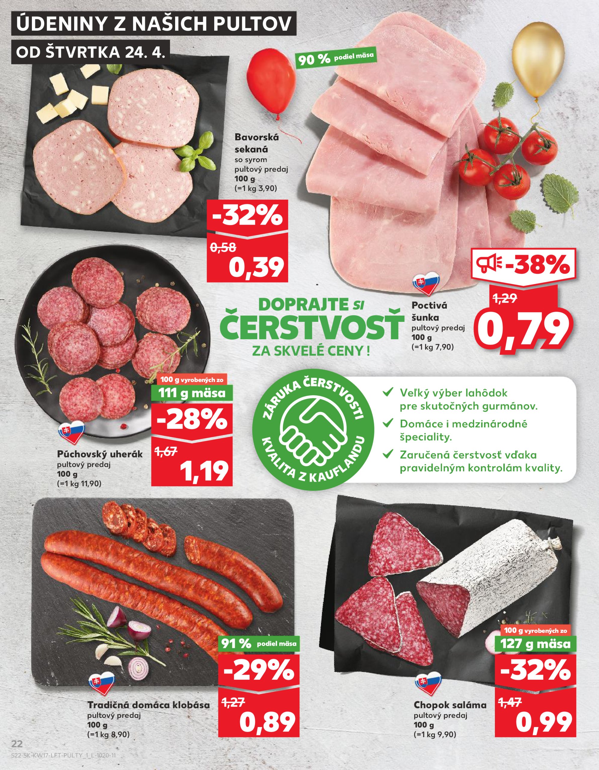 kaufland - Kaufland leták platný od 24.04. - 29.04. - page: 22 kaufland - Kaufland leták platný od 24.04. - 29.04. - page: 22