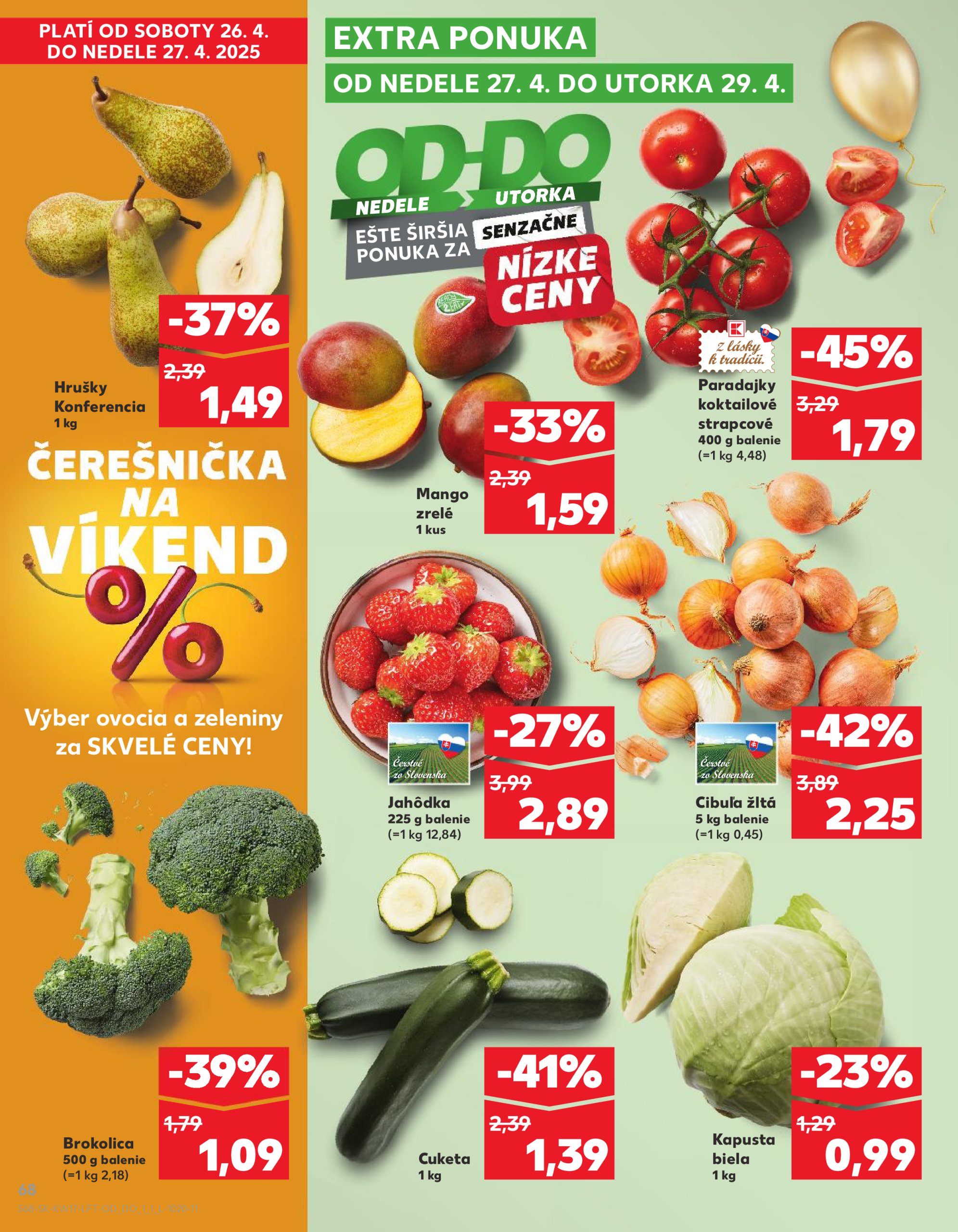 kaufland - Kaufland leták platný od 24.04. - 29.04. - page: 68 kaufland - Kaufland leták platný od 24.04. - 29.04. - page: 68