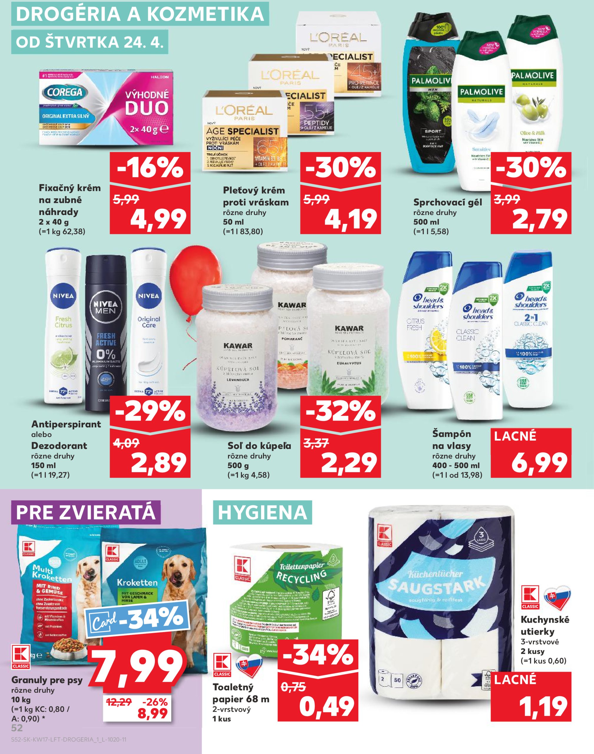 kaufland - Kaufland leták platný od 24.04. - 29.04. - page: 52 kaufland - Kaufland leták platný od 24.04. - 29.04. - page: 52