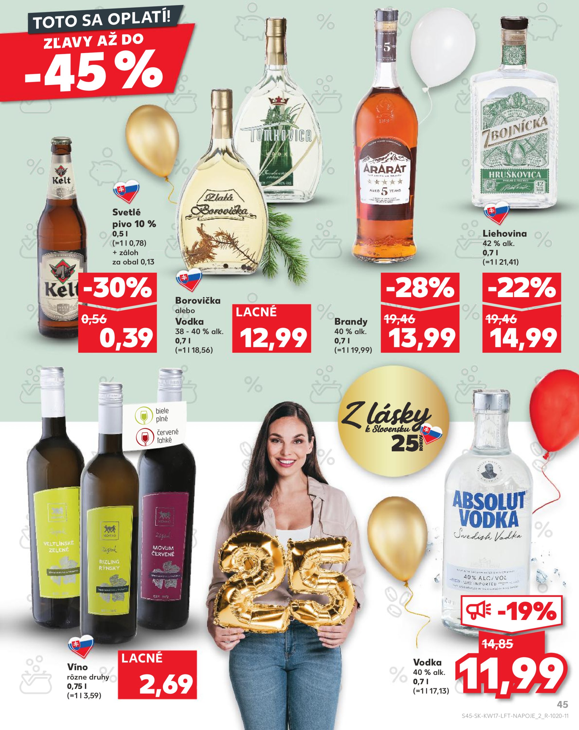 kaufland - Kaufland leták platný od 24.04. - 29.04. - page: 45 kaufland - Kaufland leták platný od 24.04. - 29.04. - page: 45