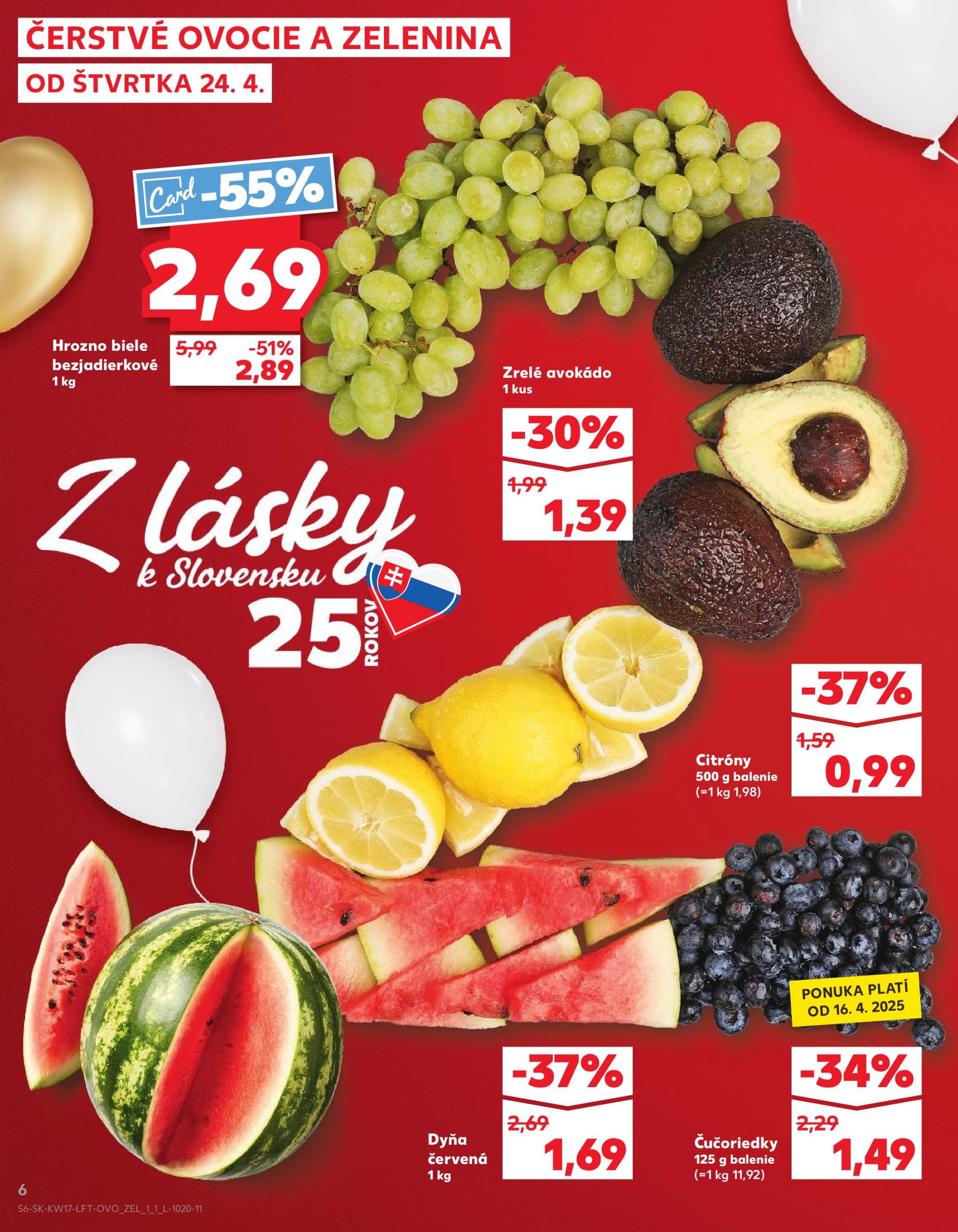 kaufland - Kaufland leták platný od 24.04. - 29.04. - page: 6 kaufland - Kaufland leták platný od 24.04. - 29.04. - page: 6