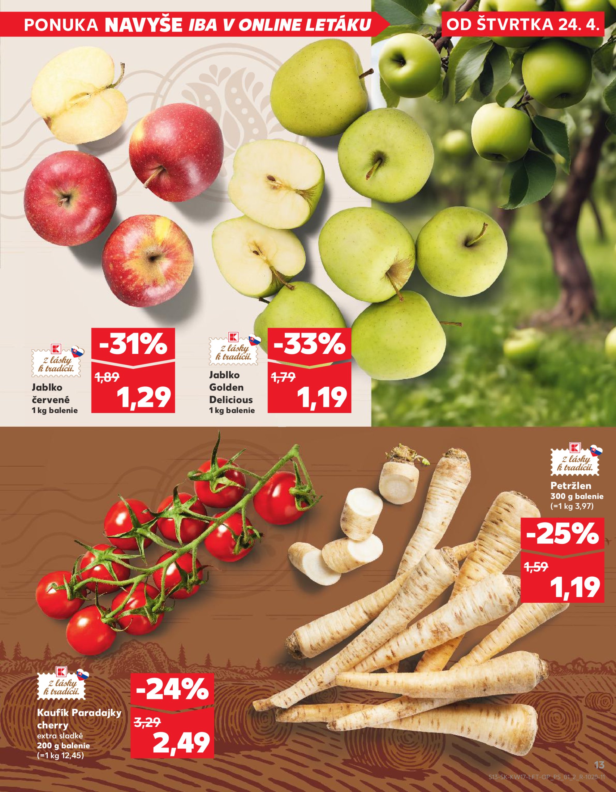 kaufland - Kaufland leták platný od 24.04. - 29.04. - page: 13 kaufland - Kaufland leták platný od 24.04. - 29.04. - page: 13