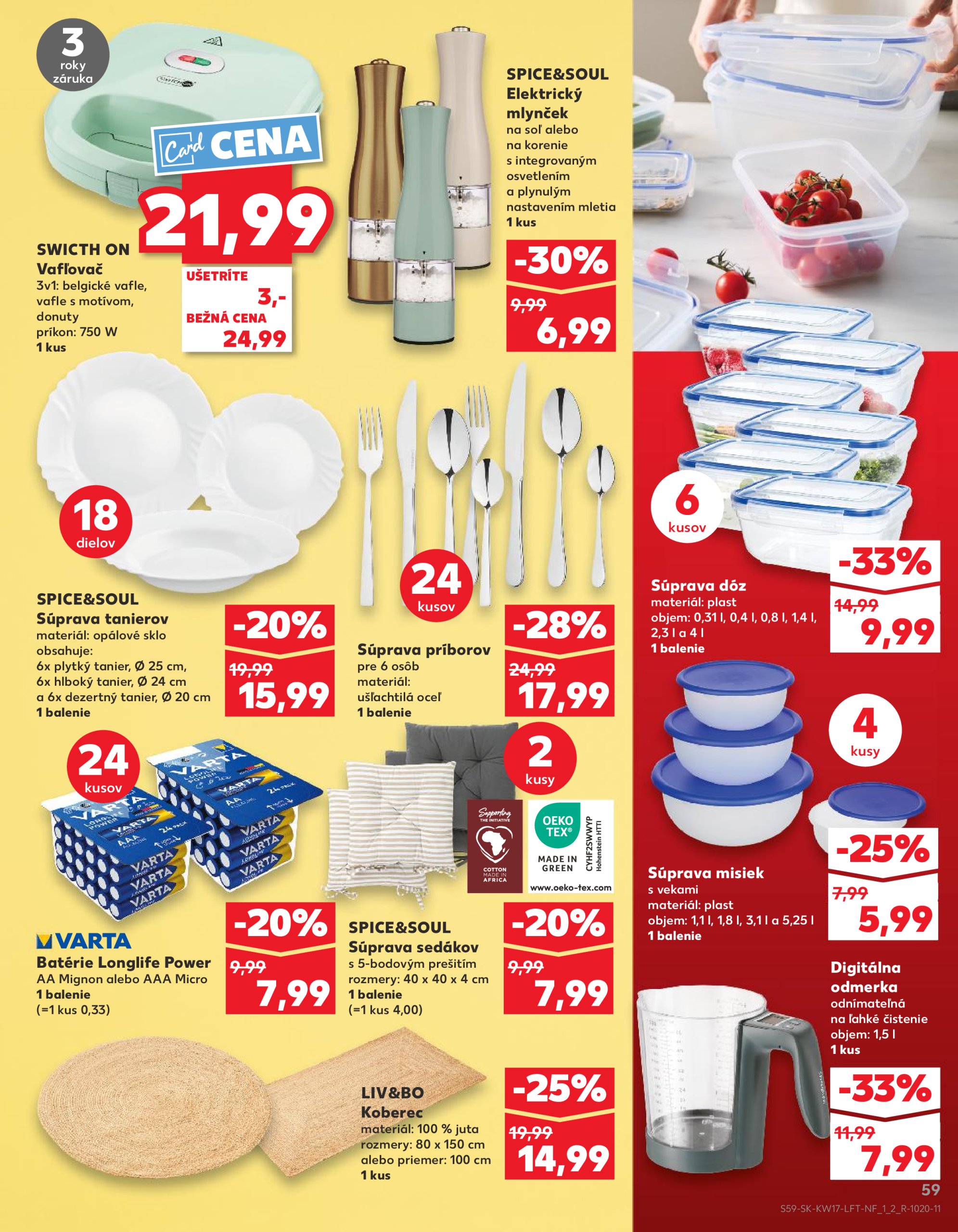 kaufland - Kaufland leták platný od 24.04. - 29.04. - page: 59 kaufland - Kaufland leták platný od 24.04. - 29.04. - page: 59