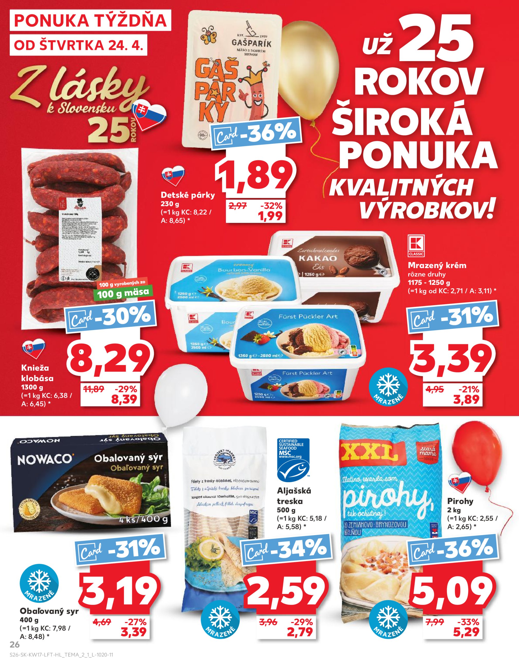 kaufland - Kaufland leták platný od 24.04. - 29.04. - page: 26 kaufland - Kaufland leták platný od 24.04. - 29.04. - page: 26