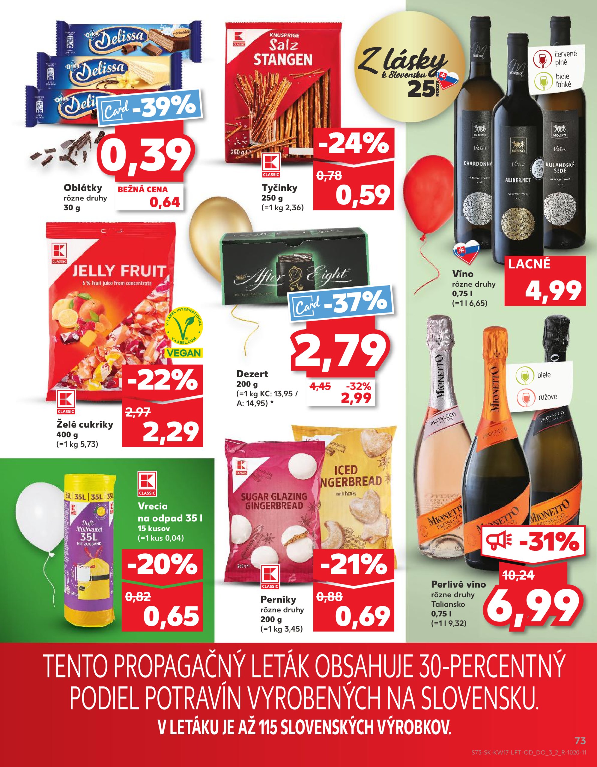 kaufland - Kaufland leták platný od 24.04. - 29.04. - page: 73 kaufland - Kaufland leták platný od 24.04. - 29.04. - page: 73