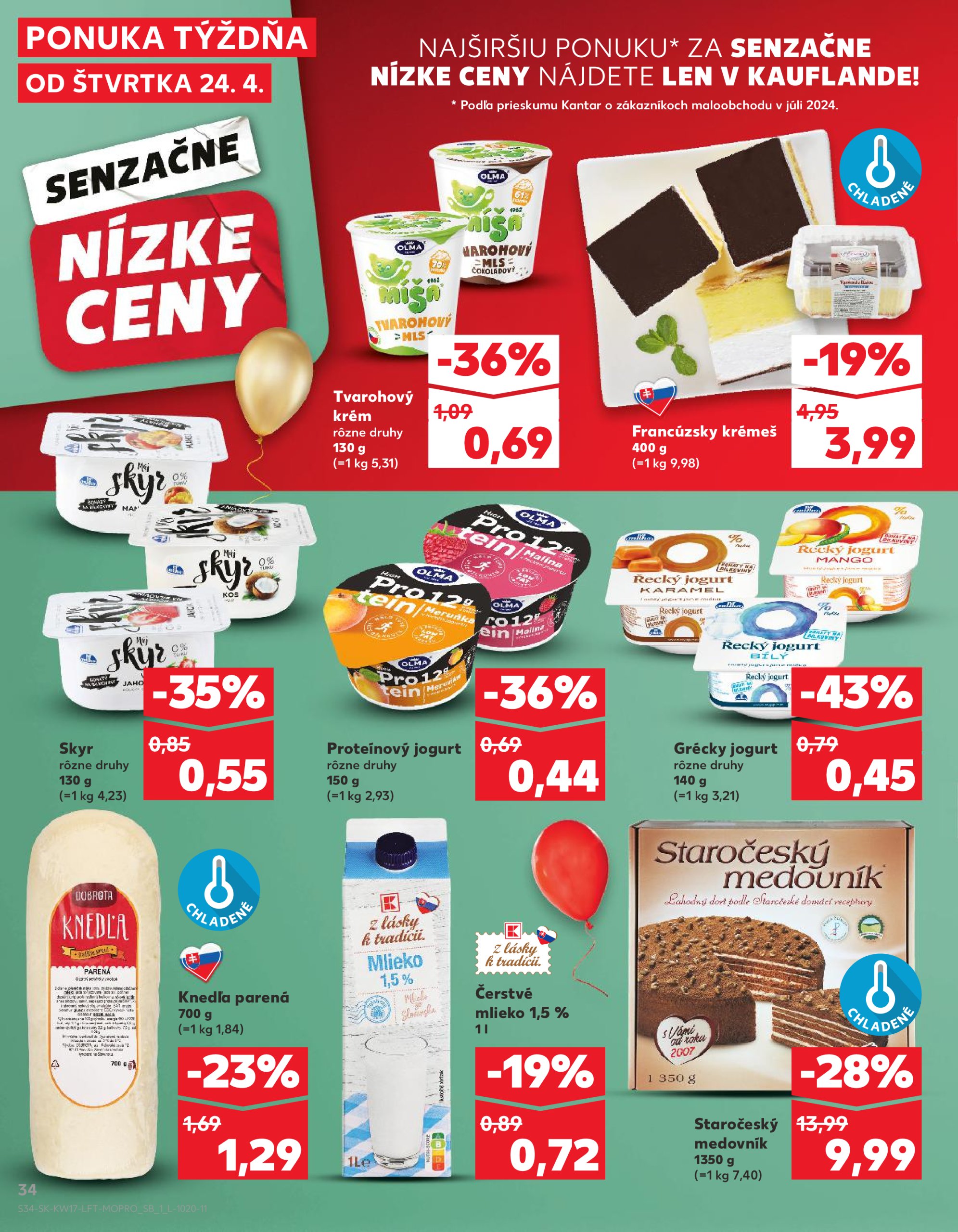 kaufland - Kaufland leták platný od 24.04. - 29.04. - page: 34 kaufland - Kaufland leták platný od 24.04. - 29.04. - page: 34